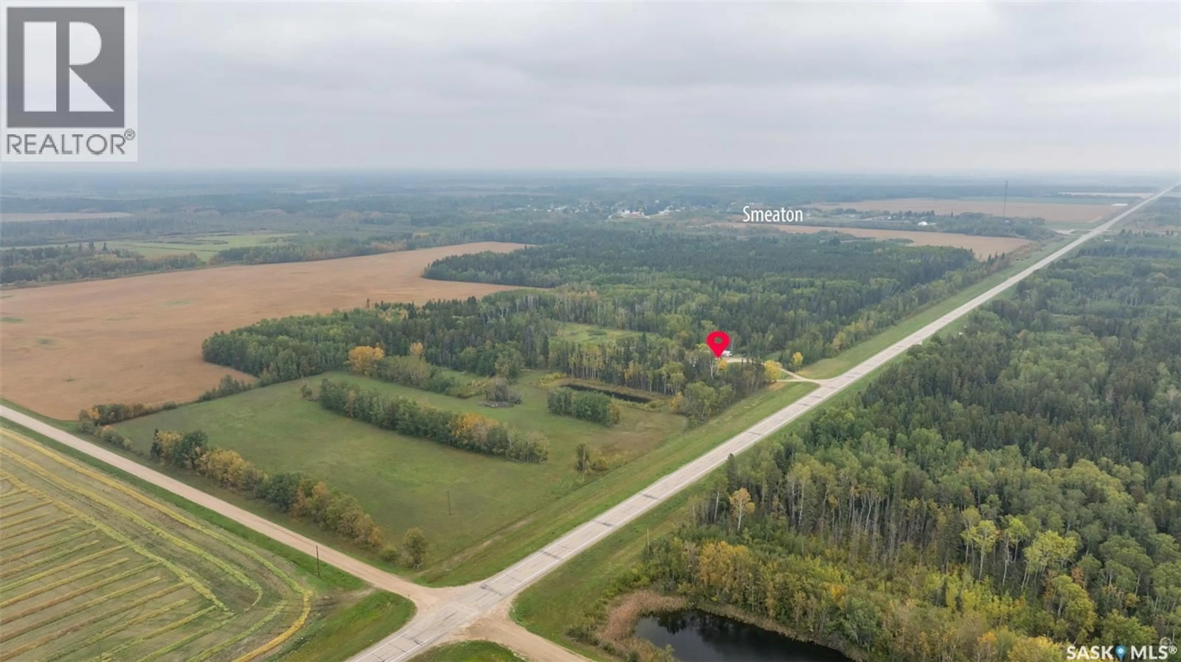 A pic from outside/outdoor area/front of a property/back of a property/a pic from drone, water/lake/river/ocean view for 55 HIGHWAY, Torch River Rm No. 488 Saskatchewan S0J2N0