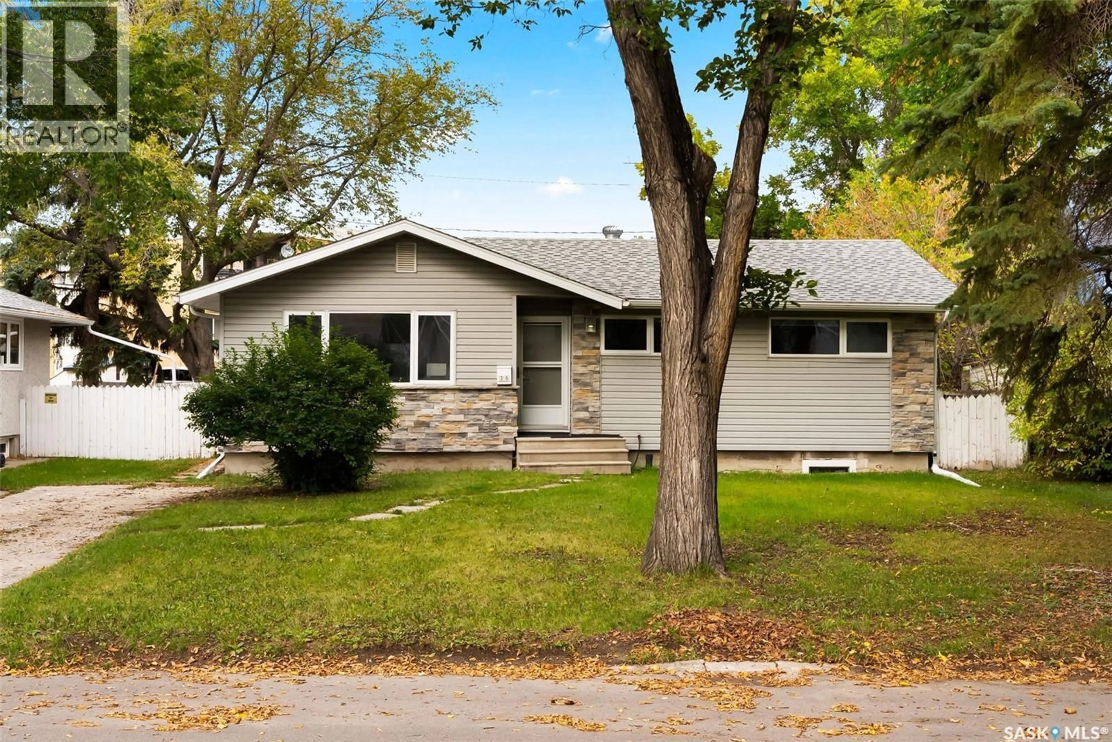 Home with vinyl exterior material, street for 36 COWBURN CRESCENT, Regina Saskatchewan S4S4T3