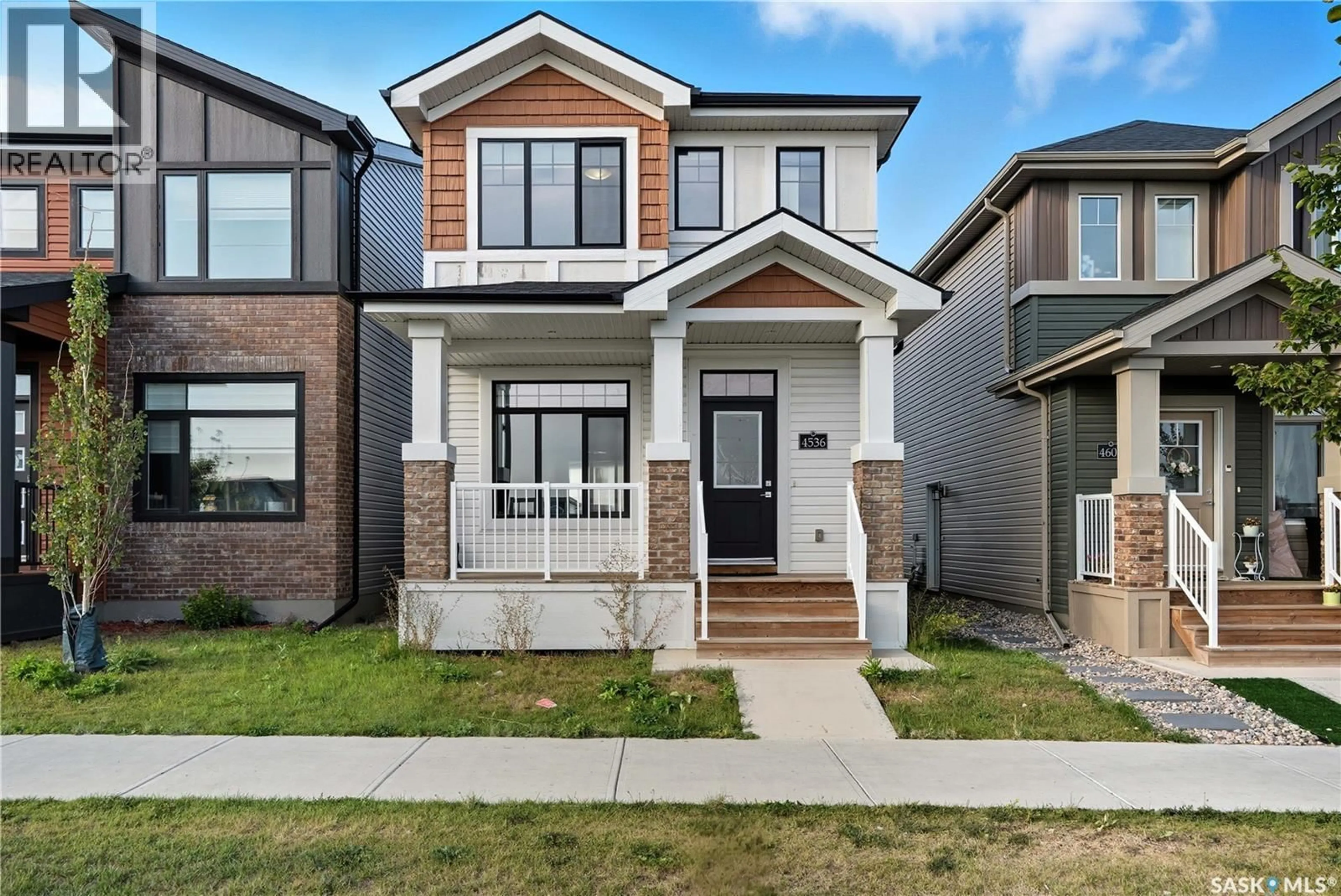 Home with brick exterior material, street for 4536 BUCKINGHAM DRIVE, Regina Saskatchewan S4V3X6