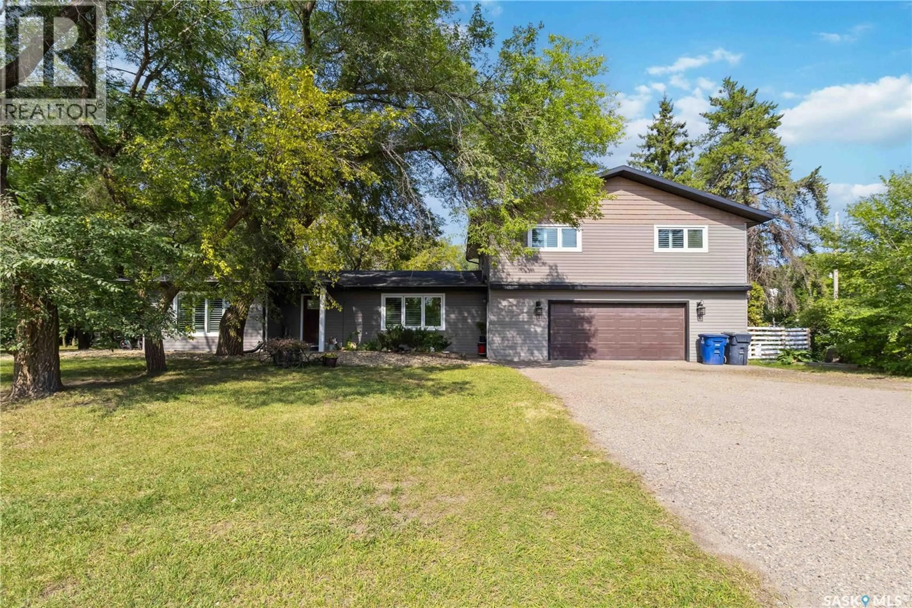 A pic from outside/outdoor area/front of a property/back of a property/a pic from drone, street for OSLER ACREAGE, Osler Saskatchewan S0K3A0