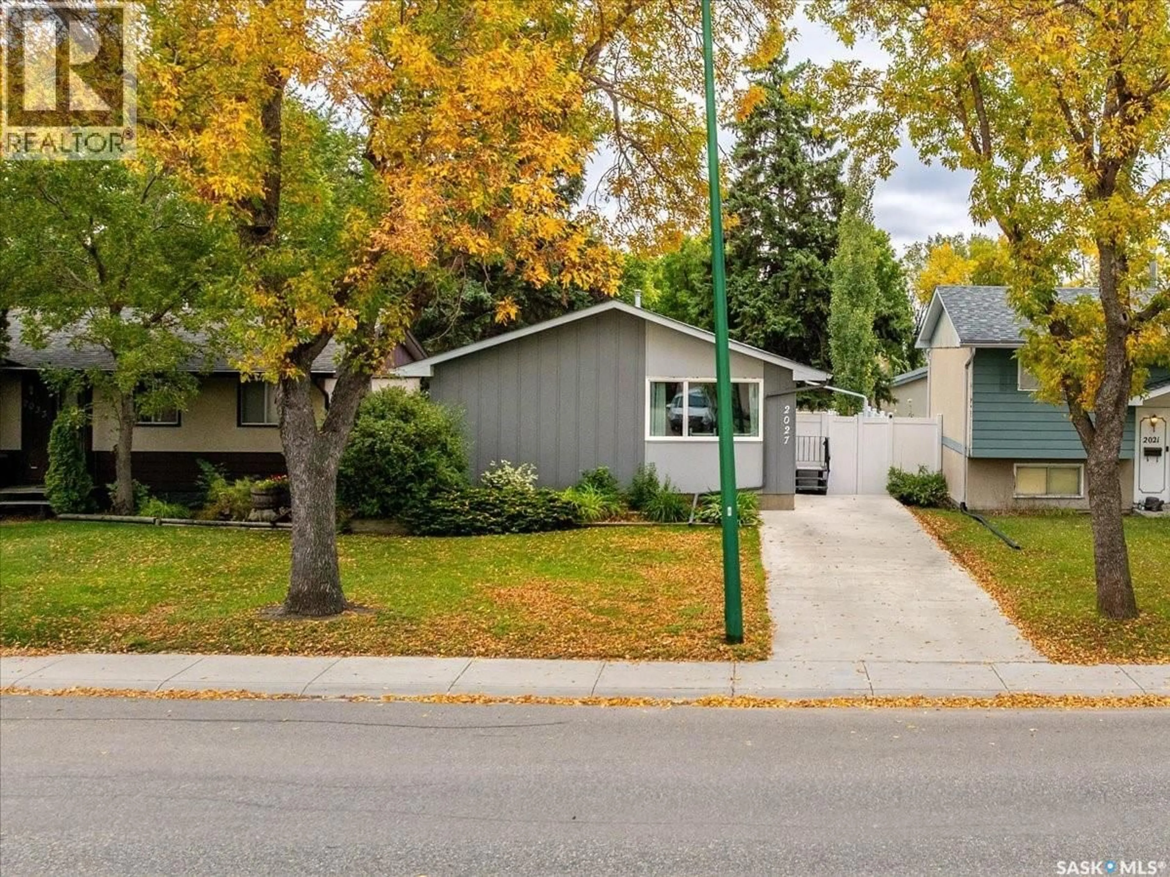 Home with vinyl exterior material, street for 2027 DEWDNEY AVENUE, Regina Saskatchewan S4N4C3