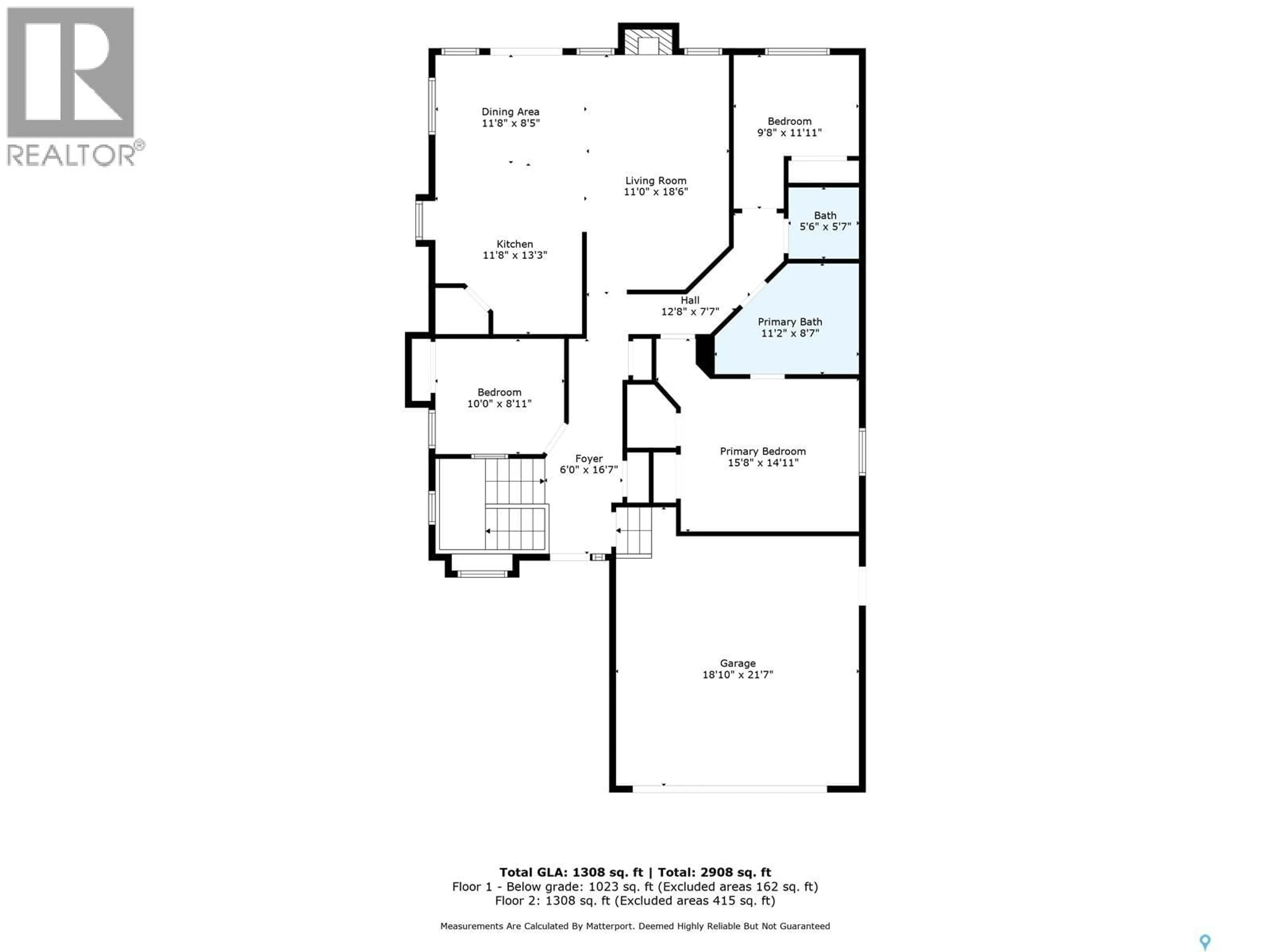 Floor plan for E - 3246 PEYSON BAY, Regina Saskatchewan S4V2W8