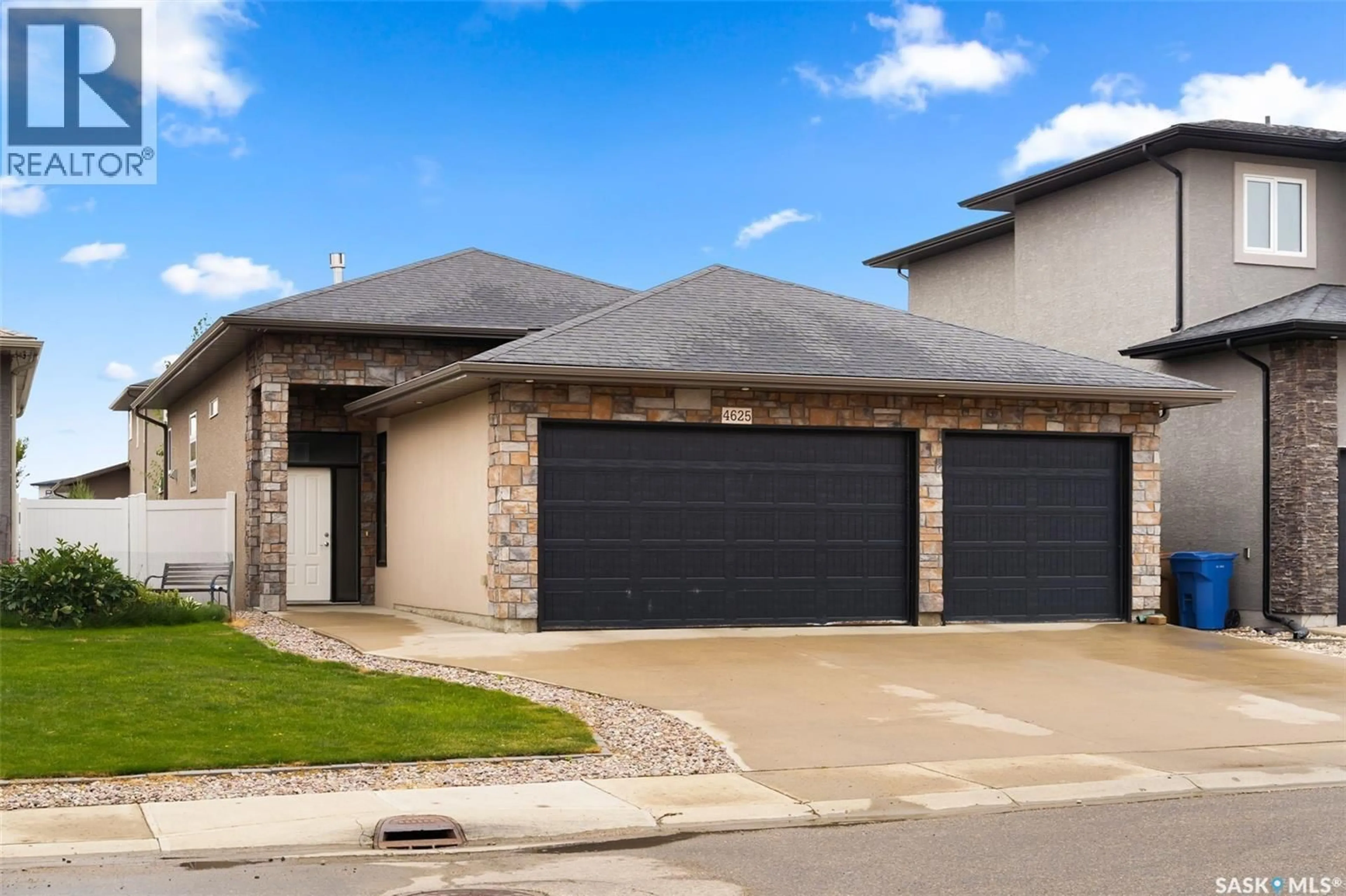 Home with brick exterior material, street for 4625 GREEN WATER ROAD, Regina Saskatchewan S4V3H2
