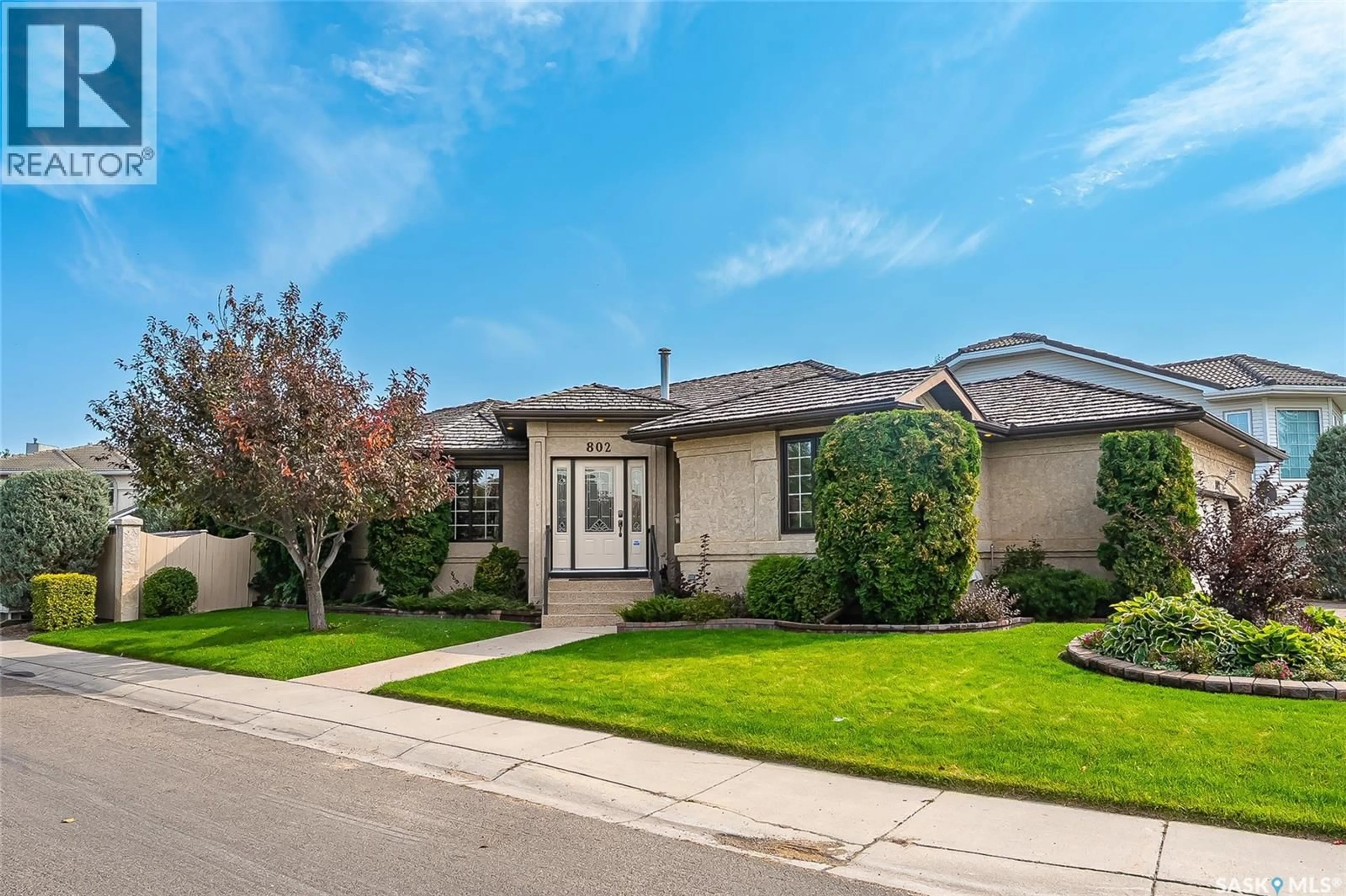Home with brick exterior material, street for 802 BRAESIDE VIEW, Saskatoon Saskatchewan S7V1A7