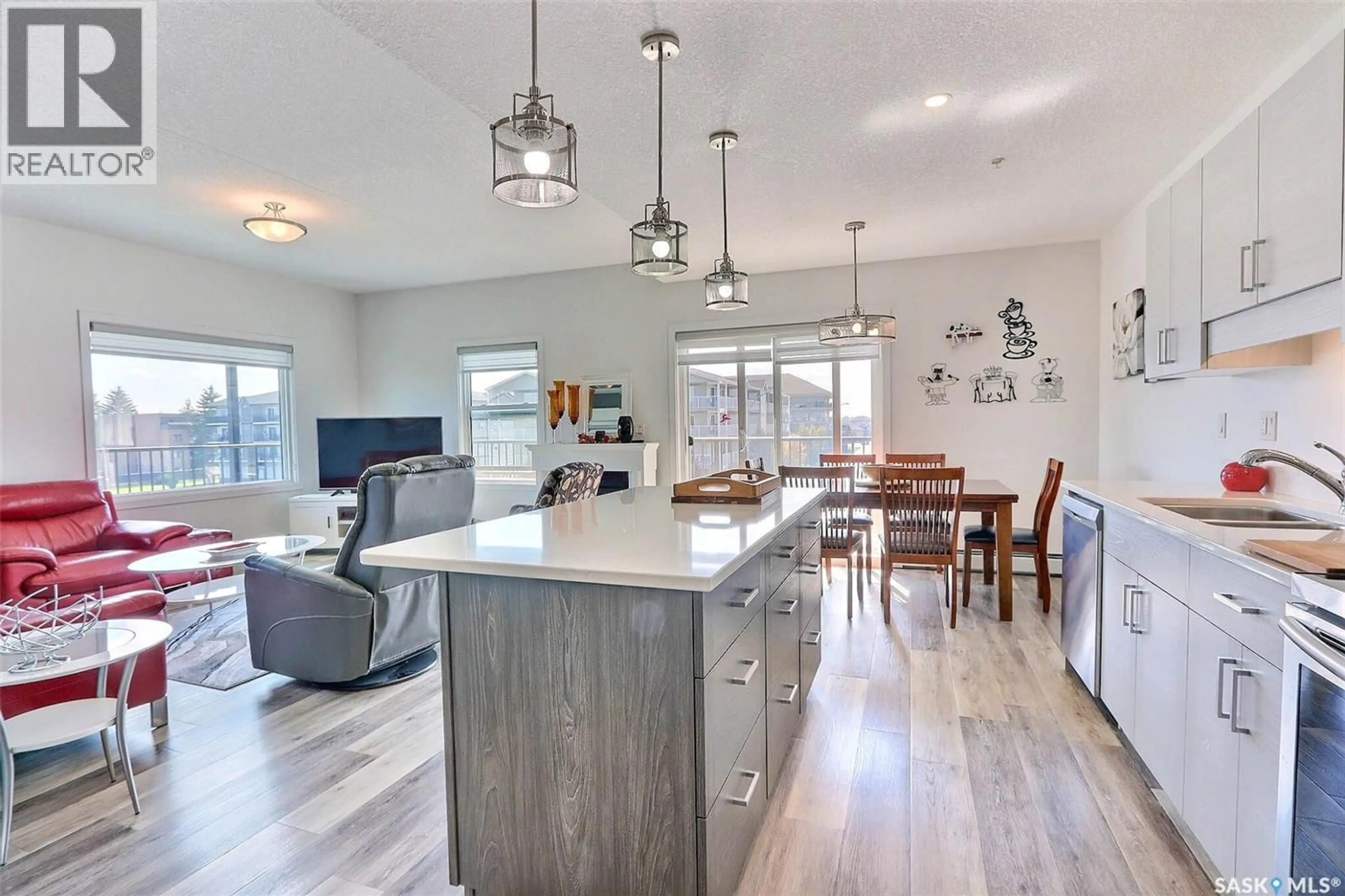 Open concept kitchen, unknown for 303 - 2641 WOODBRIDGE DRIVE, Prince Albert Saskatchewan S6V0A9