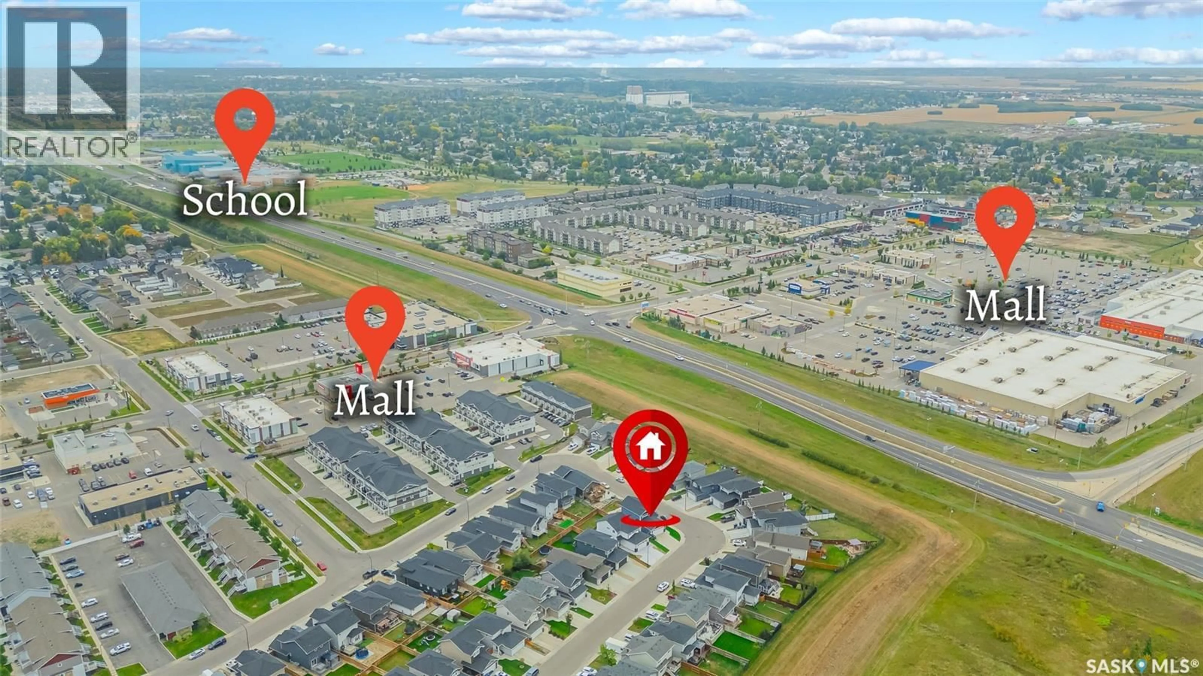 A pic from outside/outdoor area/front of a property/back of a property/a pic from drone, street for 350 HASSARD CLOSE, Saskatoon Saskatchewan S7L4Y7