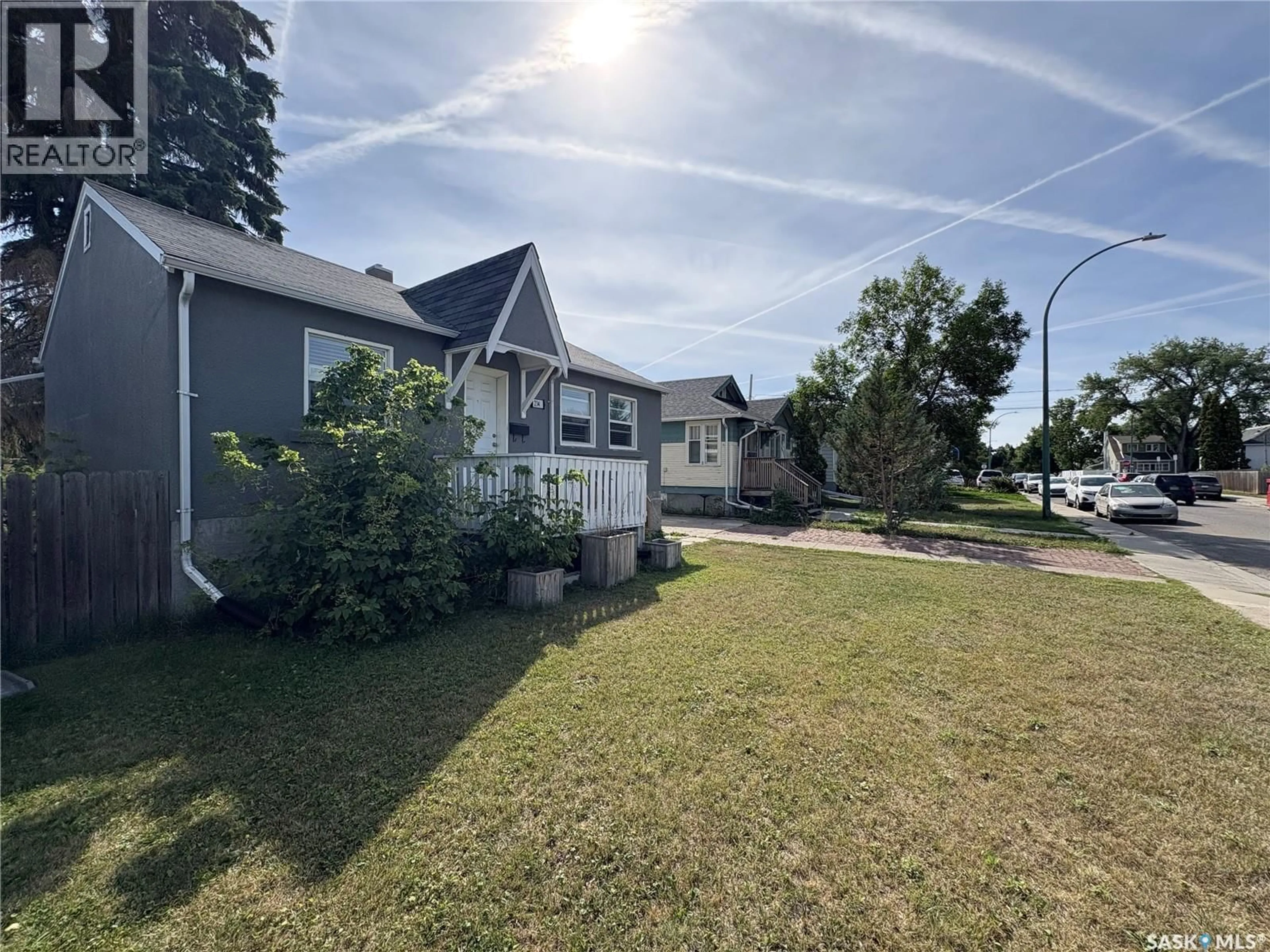 A pic from outside/outdoor area/front of a property/back of a property/a pic from drone, street for 2341 BRODER STREET, Regina Saskatchewan S4N3S9