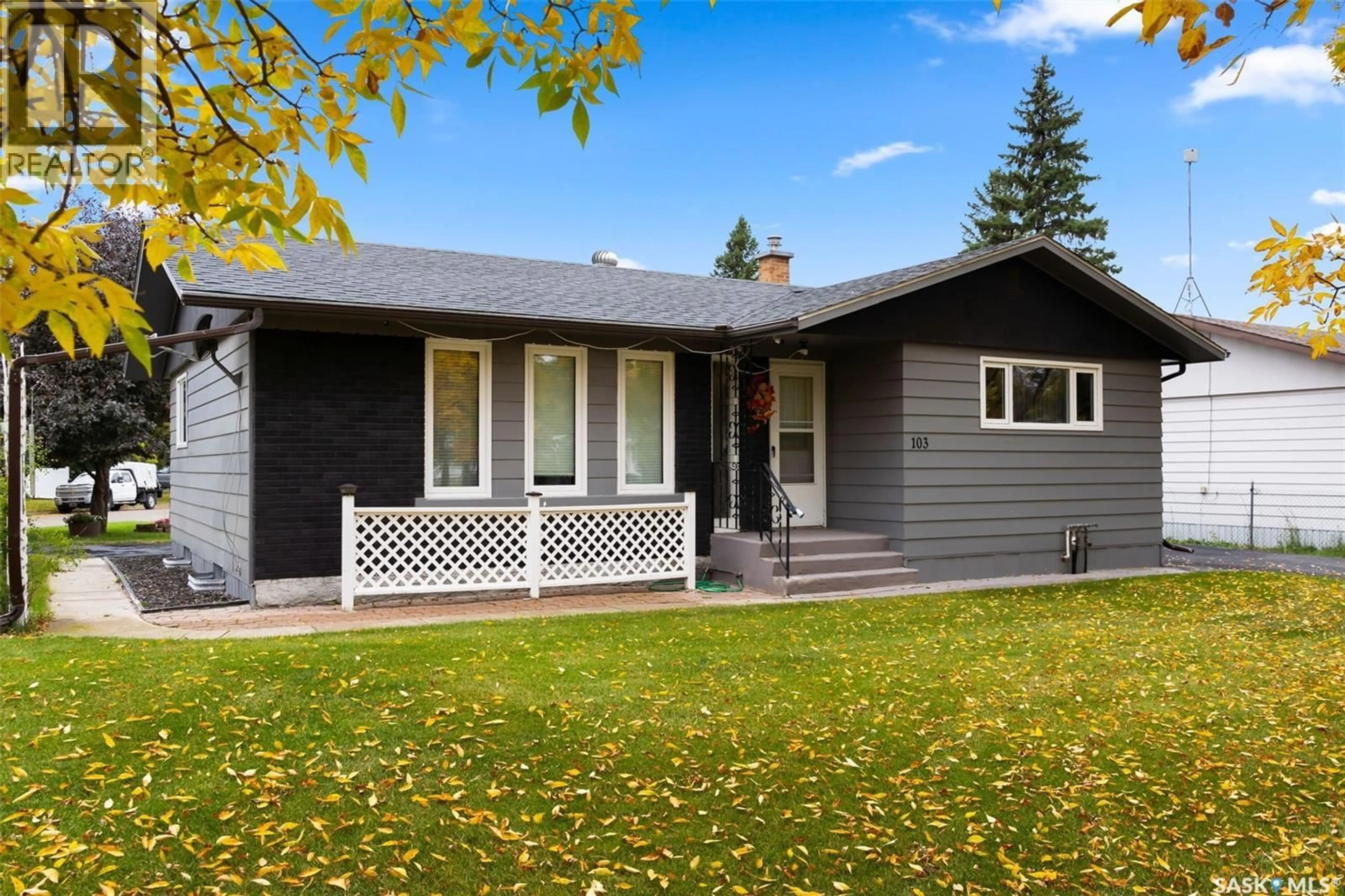 Home with vinyl exterior material, street for 103 2ND STREET, Ituna Saskatchewan S0A1N0