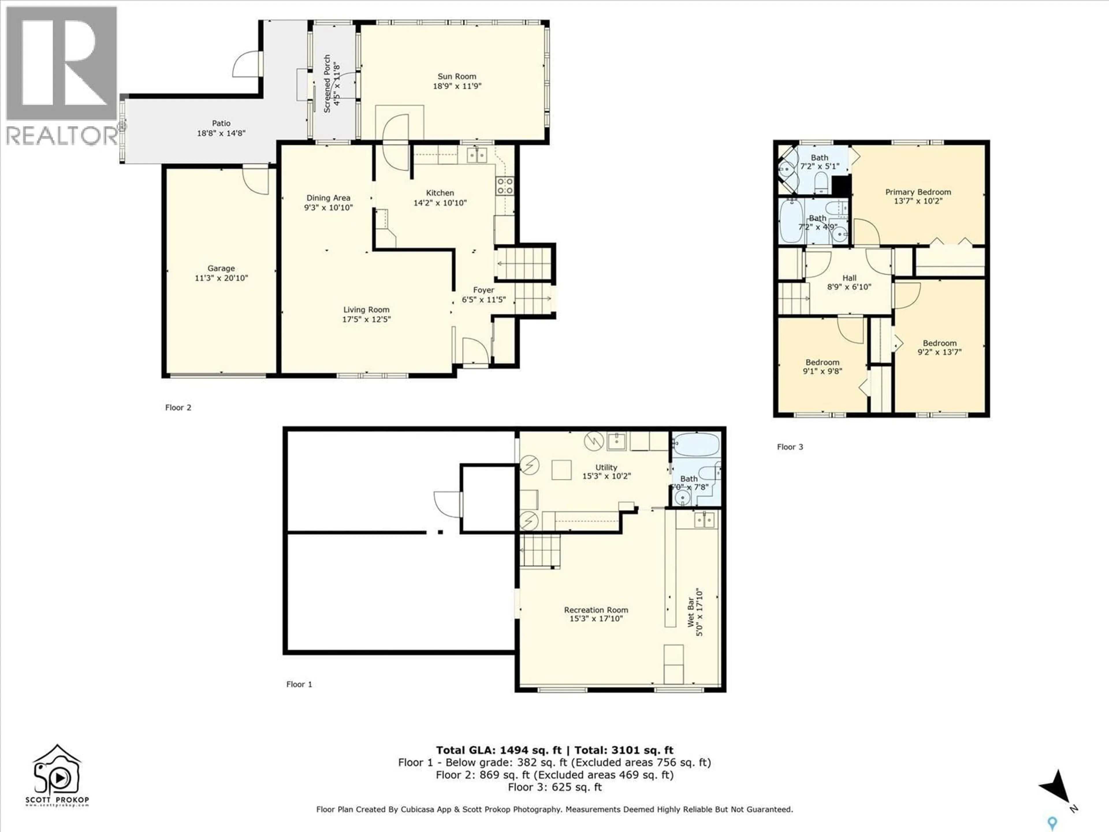 Floor plan for 20 MACDERMID CRESCENT, Saskatoon Saskatchewan S7J2R2
