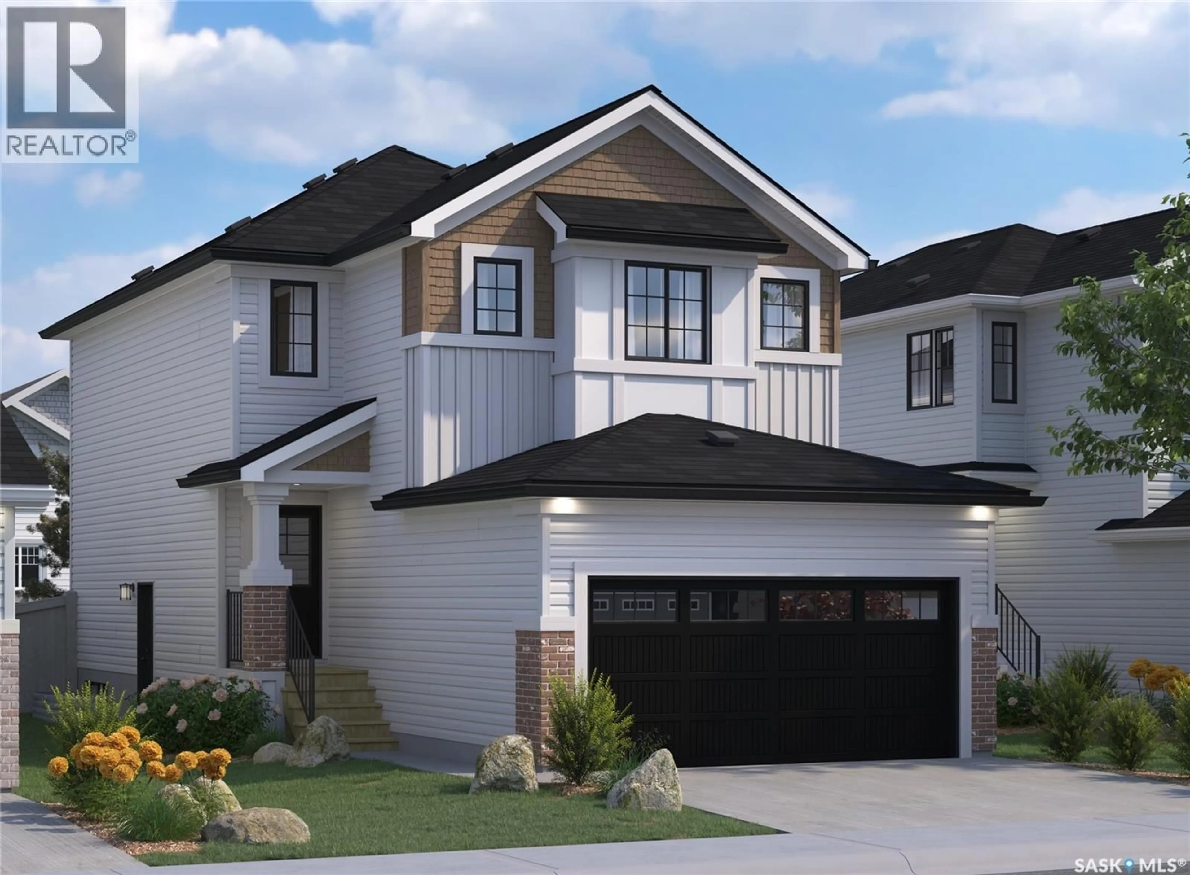 Home with vinyl exterior material, street for 234 NAZARALI COVE, Saskatoon Saskatchewan S7M5X5