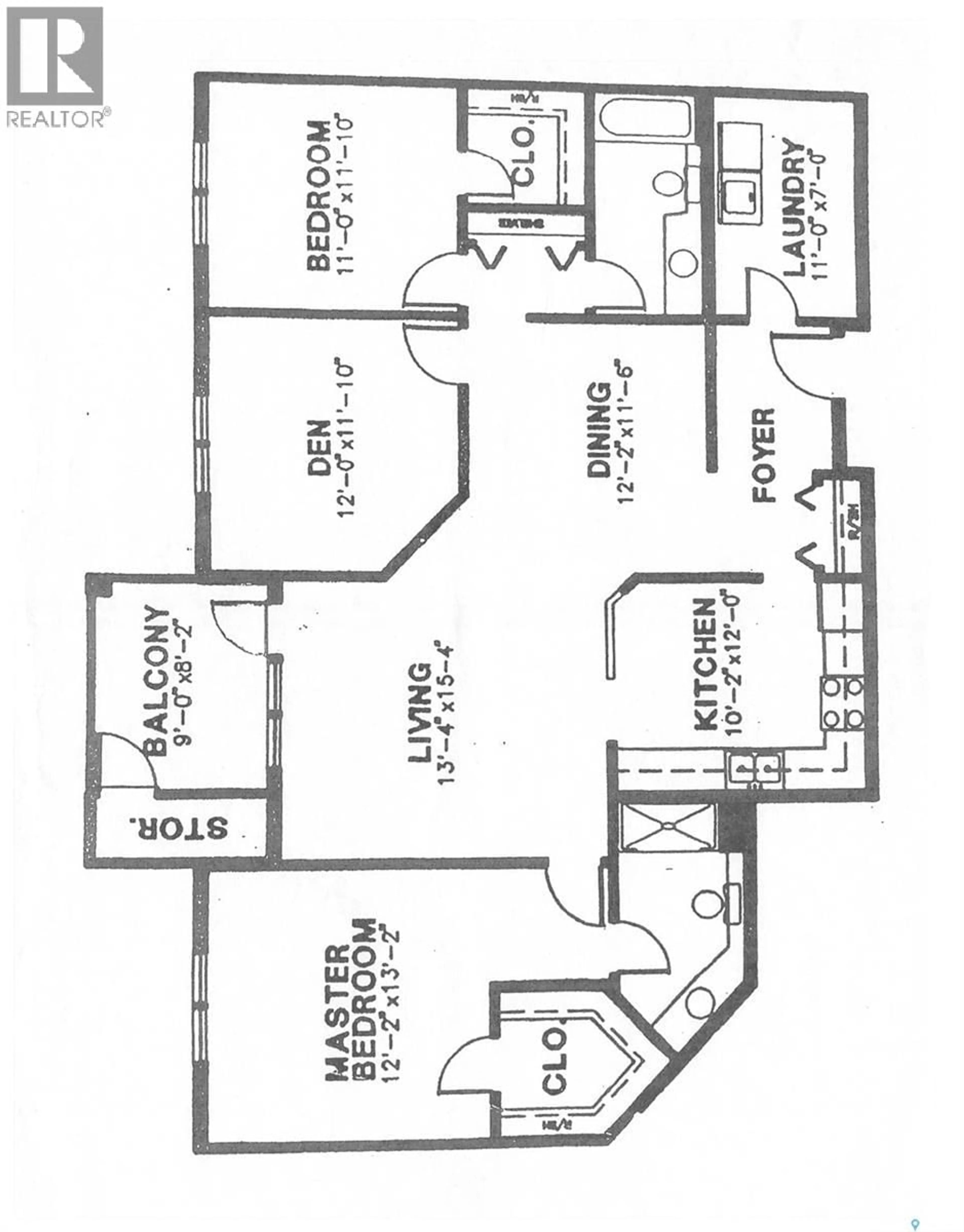 Floor plan for 305 - 132 PINEHOUSE DRIVE, Saskatoon Saskatchewan S7K7Z4