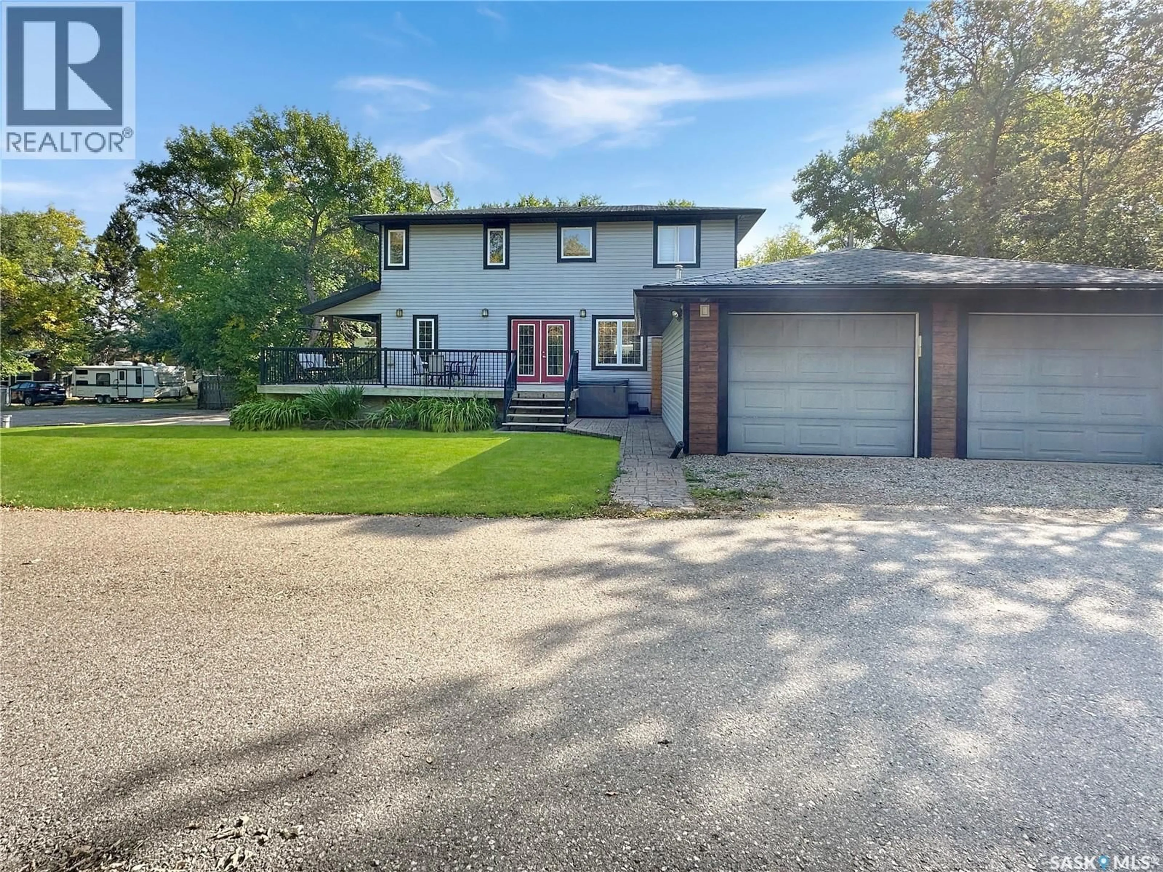 A pic from outside/outdoor area/front of a property/back of a property/a pic from drone, street for 31C SMALES CRESCENT, B-Say-Tah Saskatchewan S0G1S0