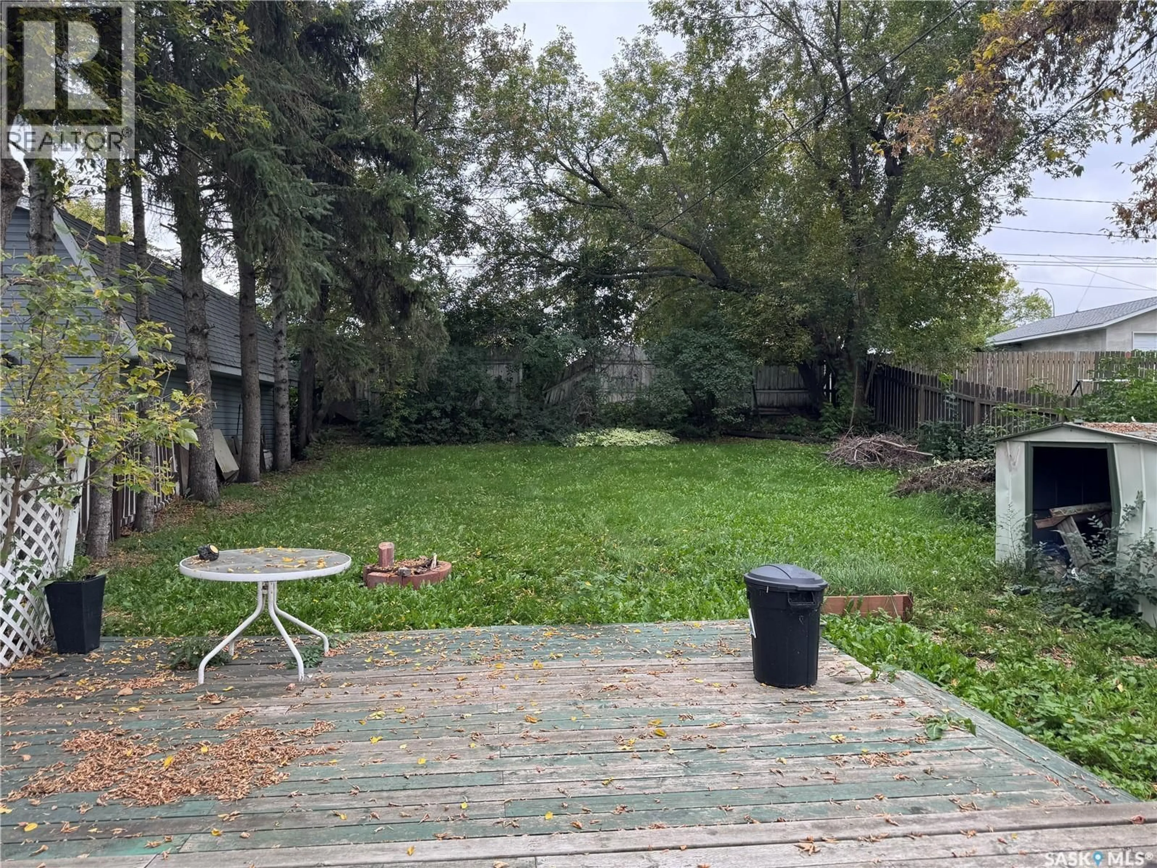 Patio, forest/trees view for 1041 3RD STREET, Prince Albert Saskatchewan S6V0J4