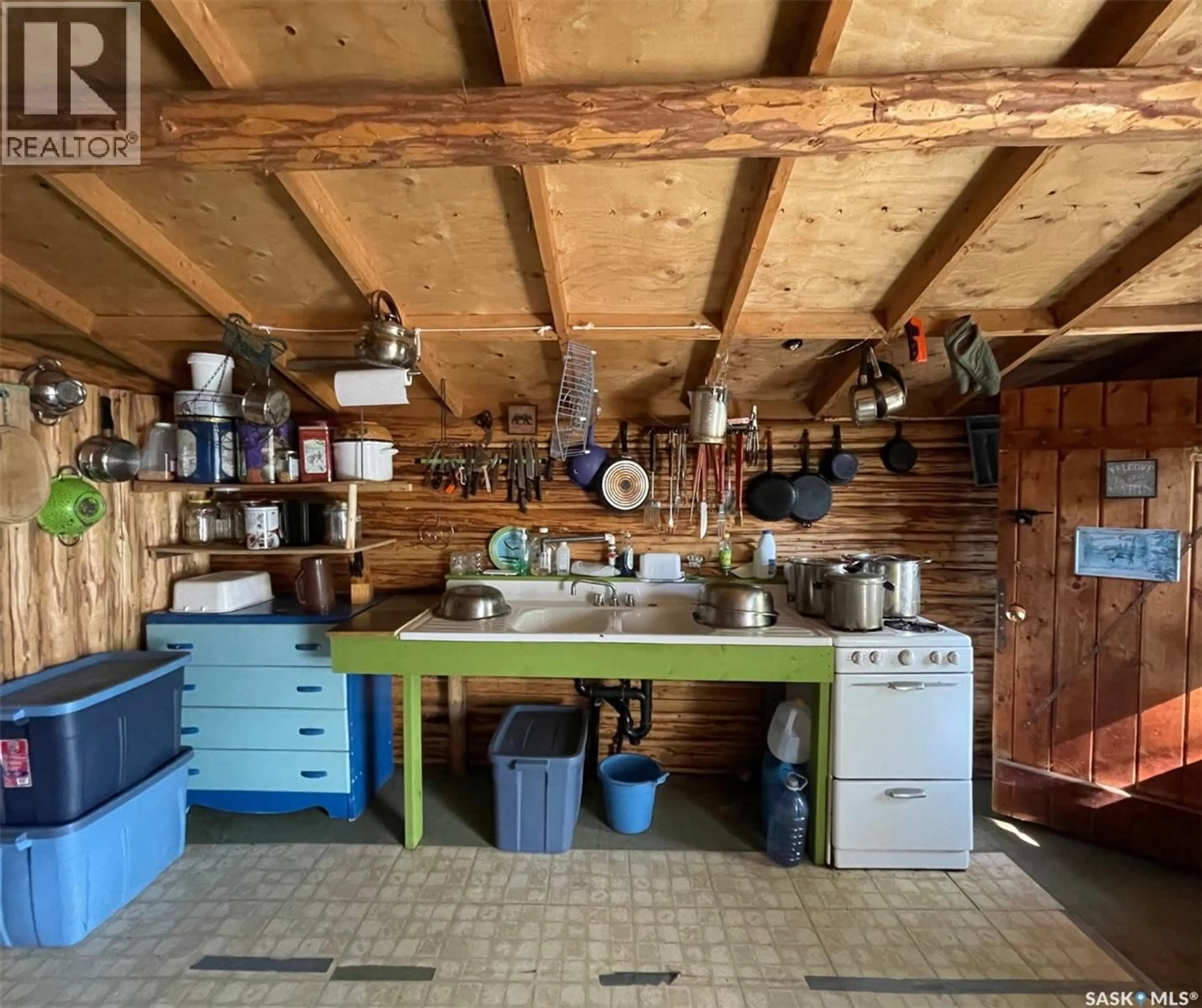 Rustic kitchen, unknown for 1 RURAL, Lac La Ronge Provincial Park Saskatchewan S0J1L0