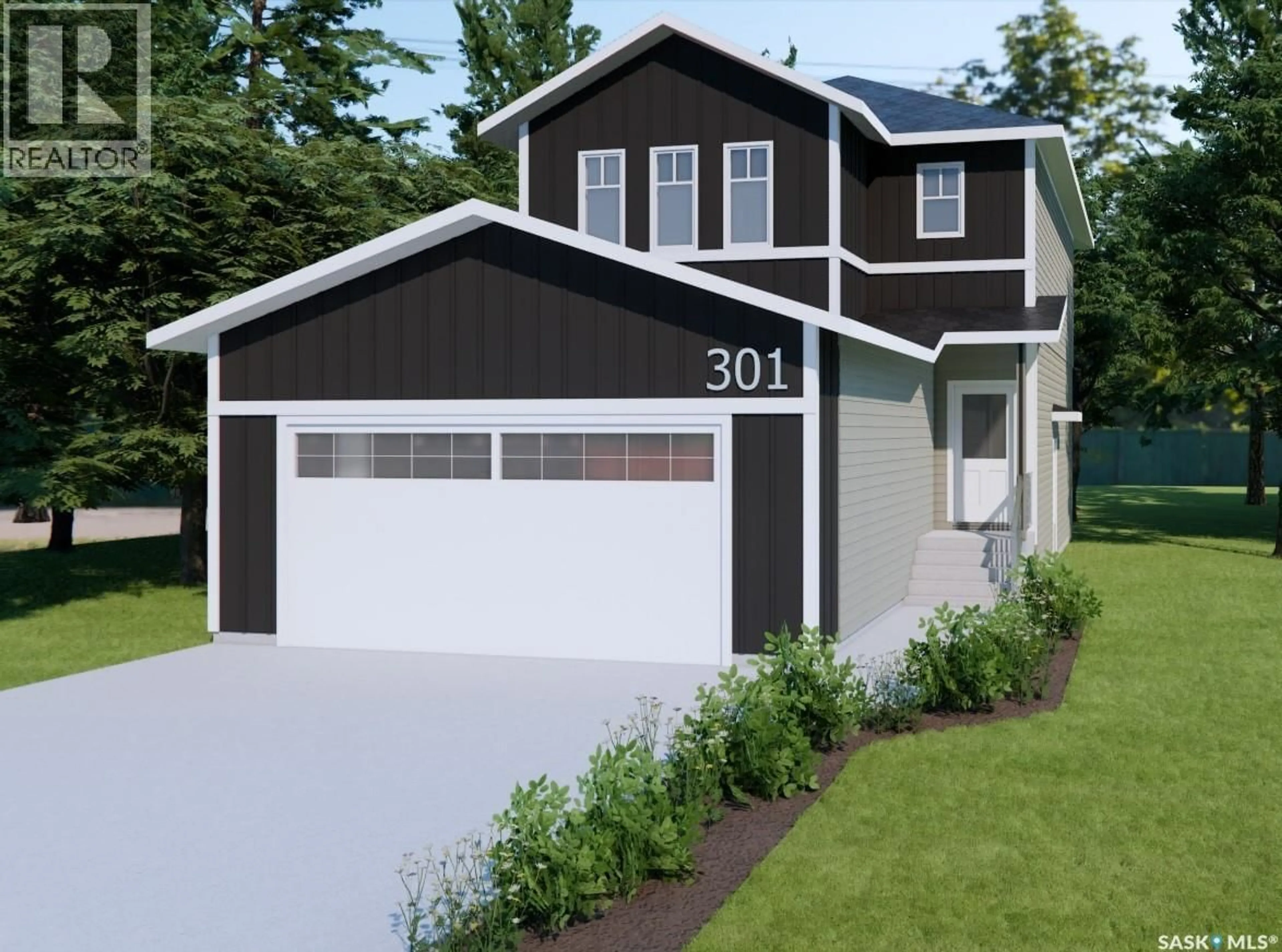 Home with vinyl exterior material, street for 206 DORAN WAY, Saskatoon Saskatchewan S7N4V6