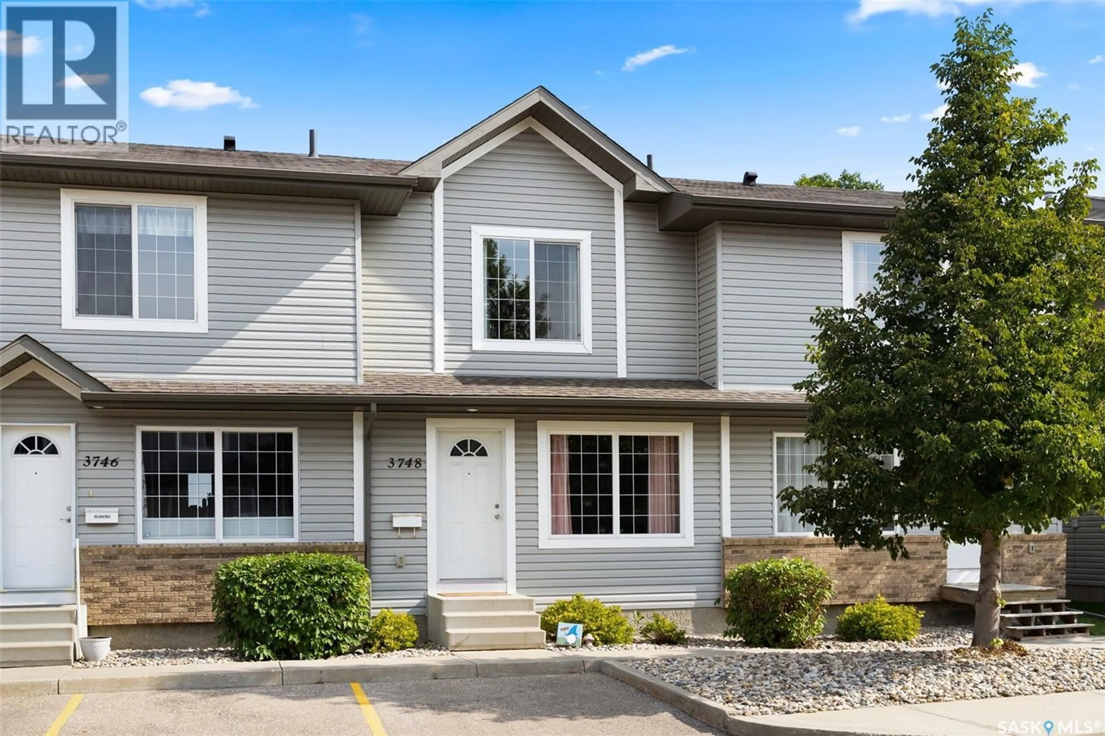 Home with vinyl exterior material, street for 3748 7TH AVE, Regina Saskatchewan S4N7R4