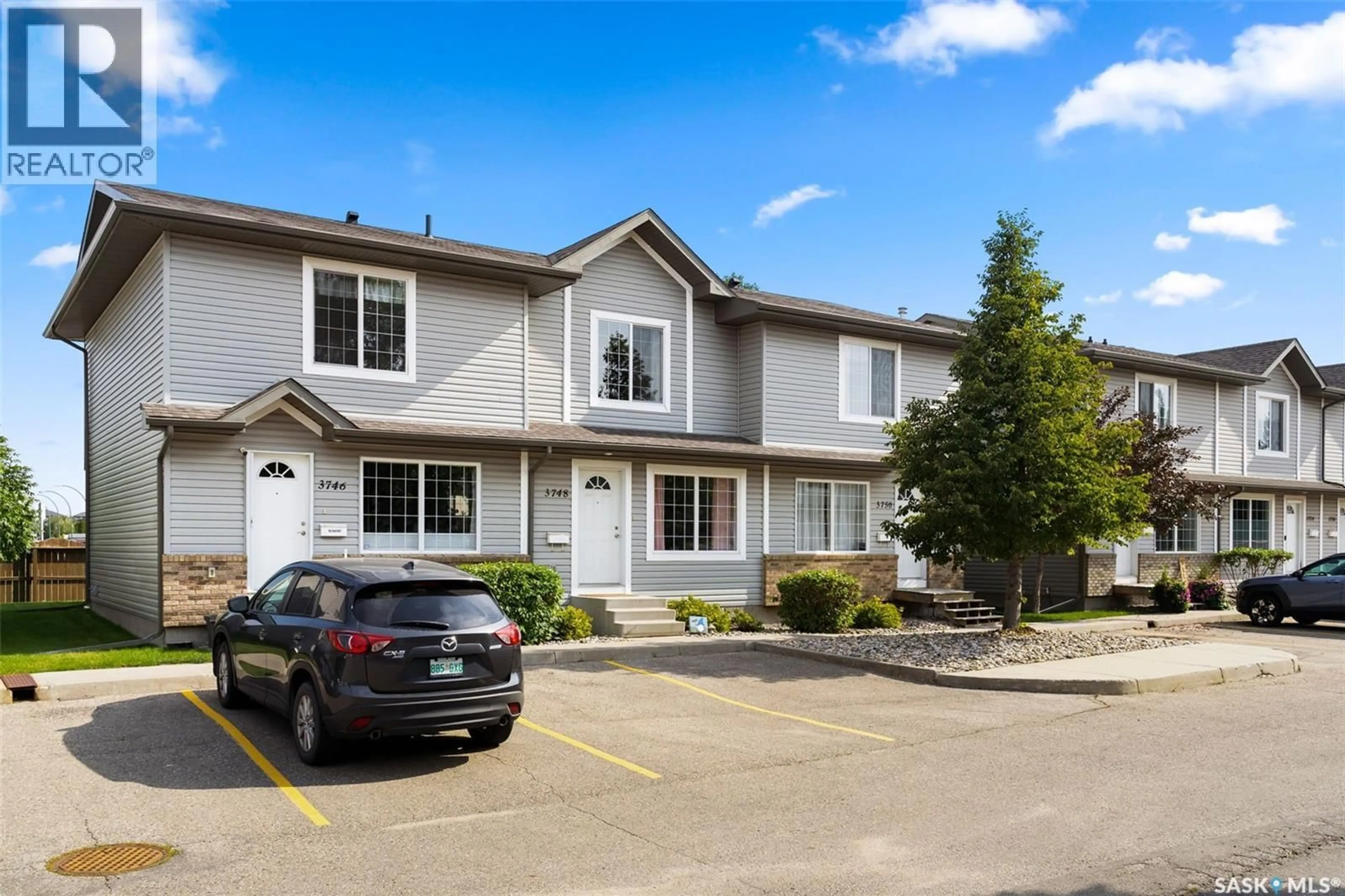 Home with vinyl exterior material, street for 3748 7TH AVE, Regina Saskatchewan S4N7R4