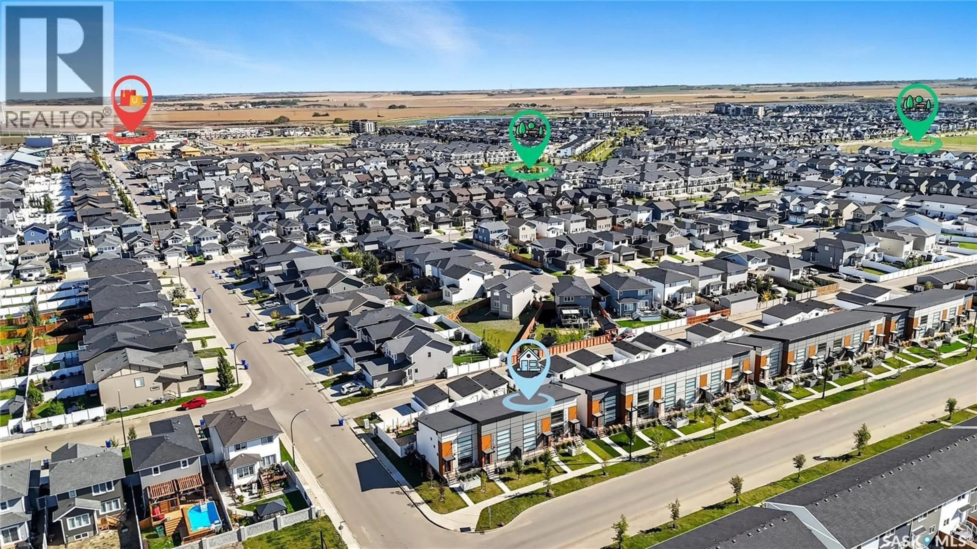 A pic from outside/outdoor area/front of a property/back of a property/a pic from drone, street for 107 WESTFIELD ROAD, Saskatoon Saskatchewan S7V0T8