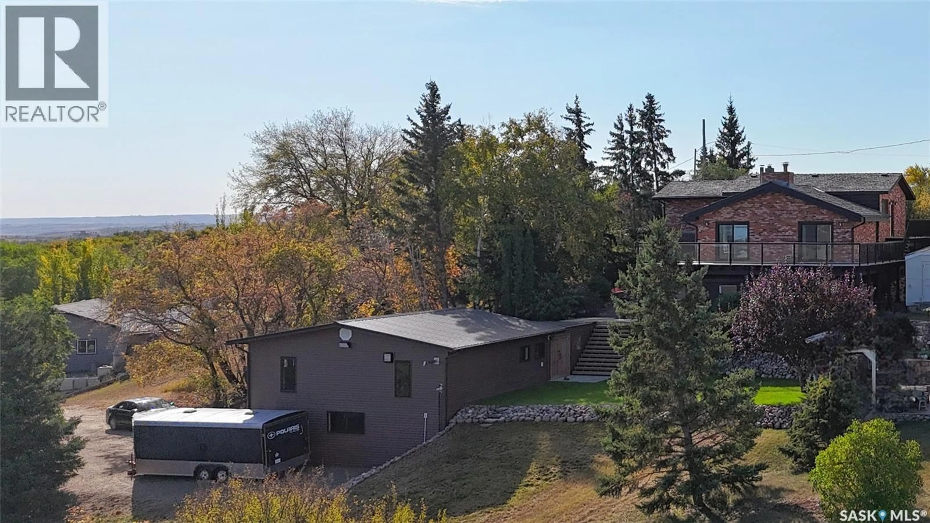 A pic from outside/outdoor area/front of a property/back of a property/a pic from drone, unknown for 6 1ST AVENUE, Battleford Saskatchewan S0M0E0