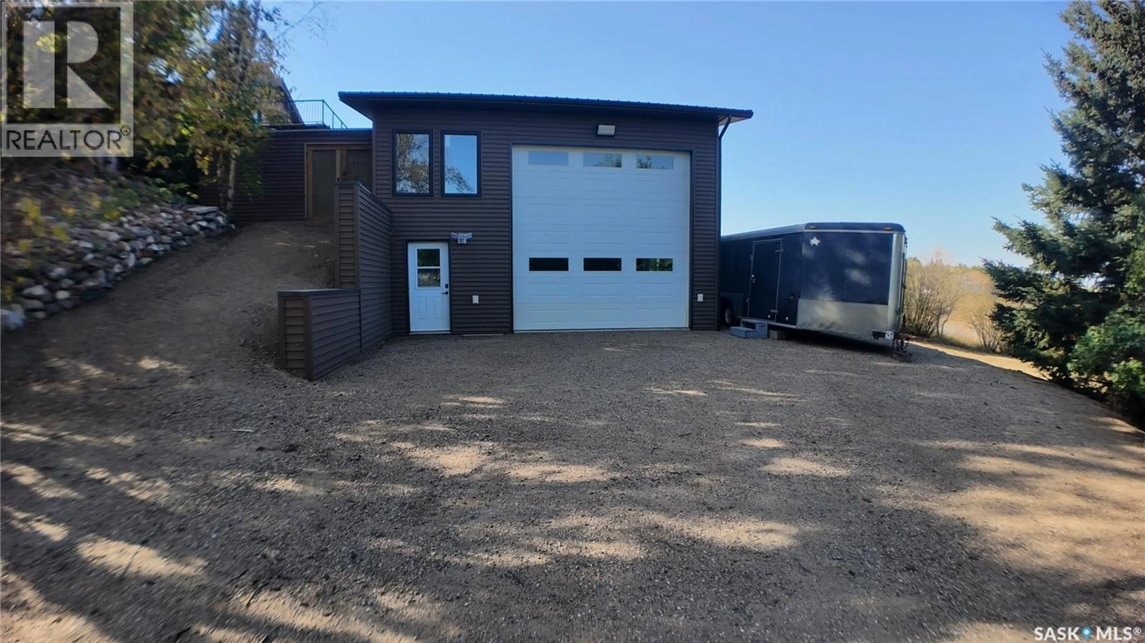 A pic from outside/outdoor area/front of a property/back of a property/a pic from drone, building for 6 1ST AVENUE, Battleford Saskatchewan S0M0E0