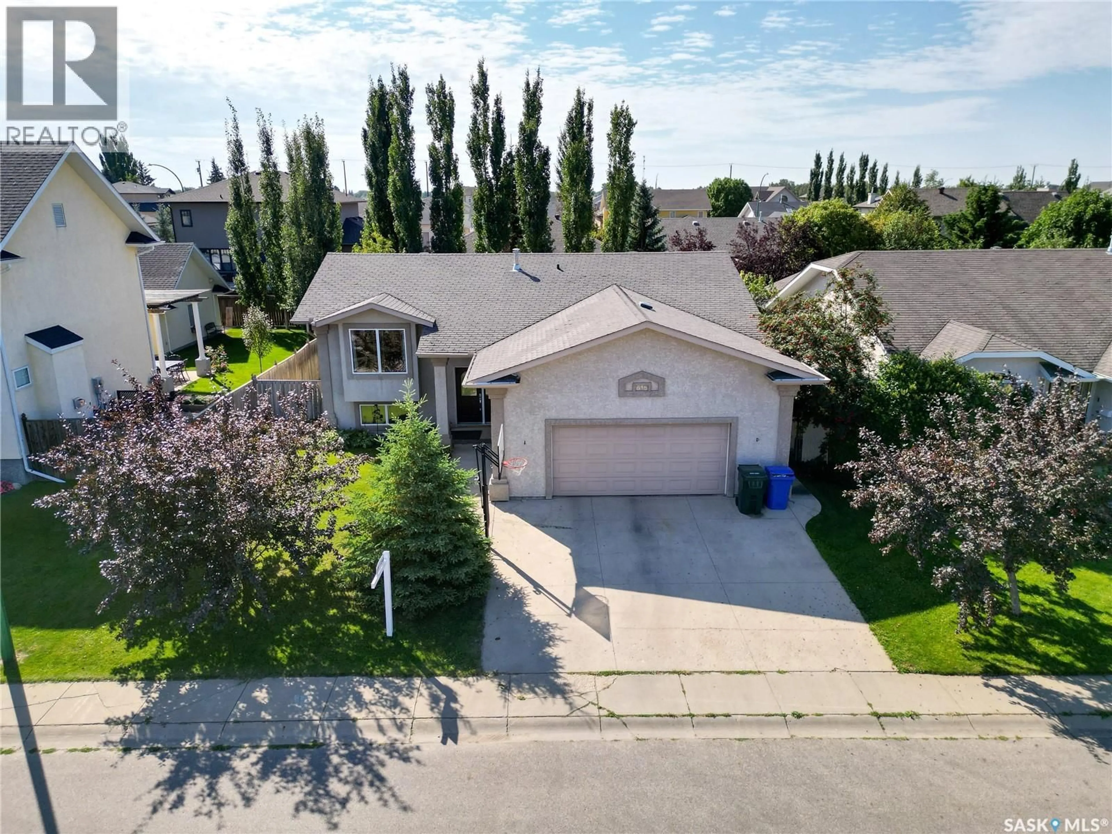 A pic from outside/outdoor area/front of a property/back of a property/a pic from drone, street for 615 CASEY ROAD, Prince Albert Saskatchewan S6V8C9
