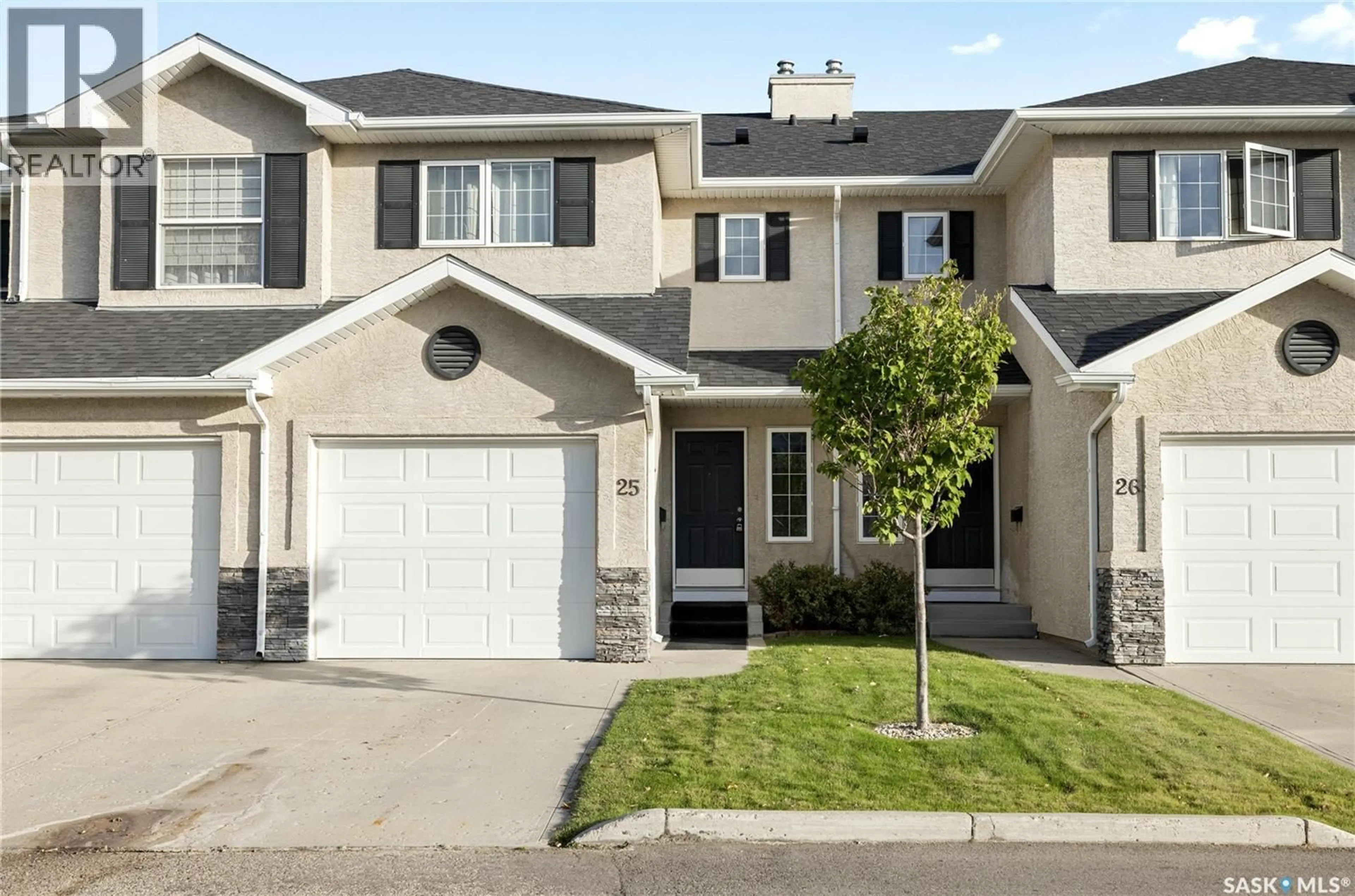 Home with vinyl exterior material, street for 25 2400 TELL PLACE, Regina Saskatchewan S4V3E3