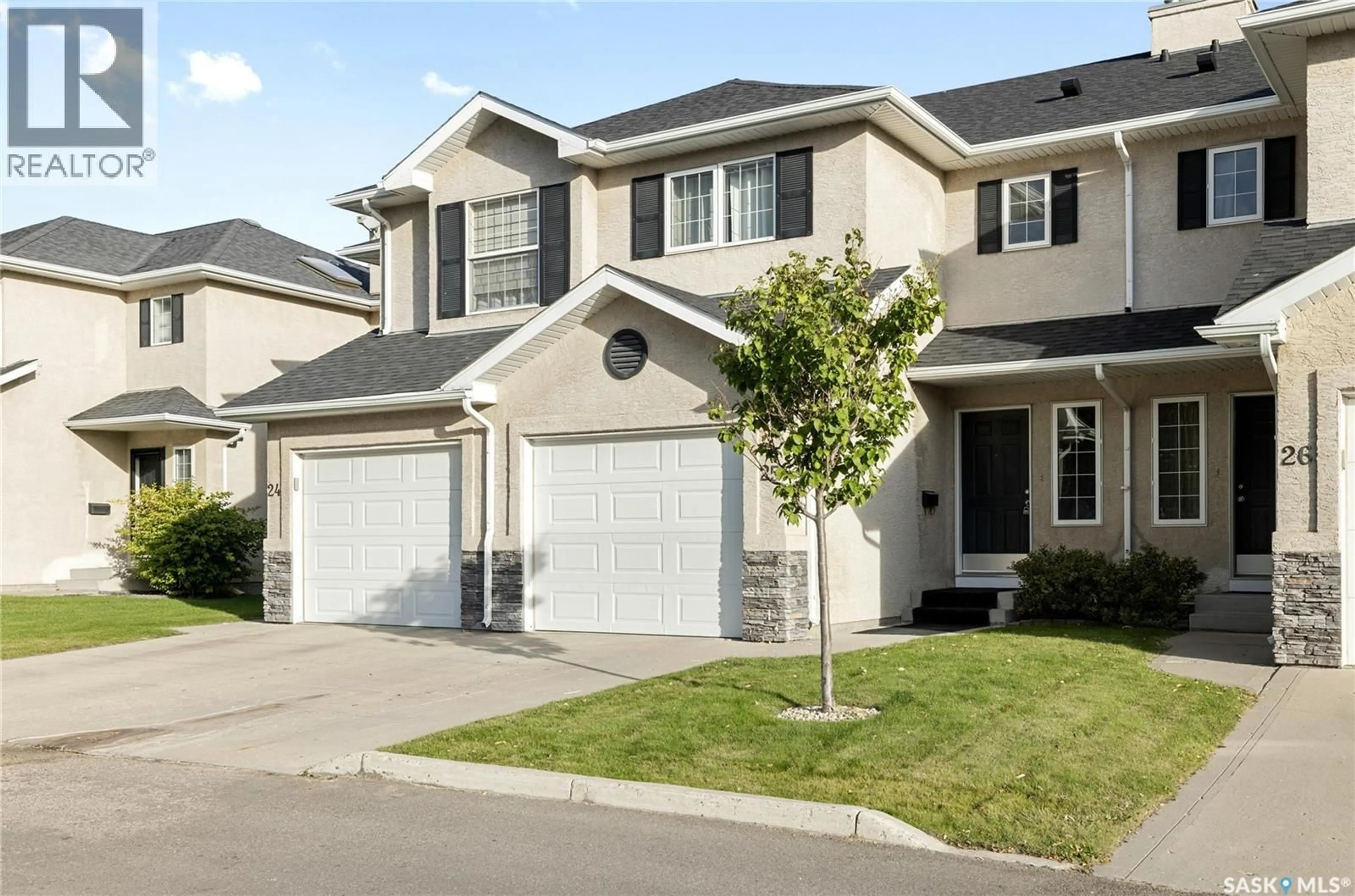 Home with vinyl exterior material, street for 25 2400 TELL PLACE, Regina Saskatchewan S4V3E3