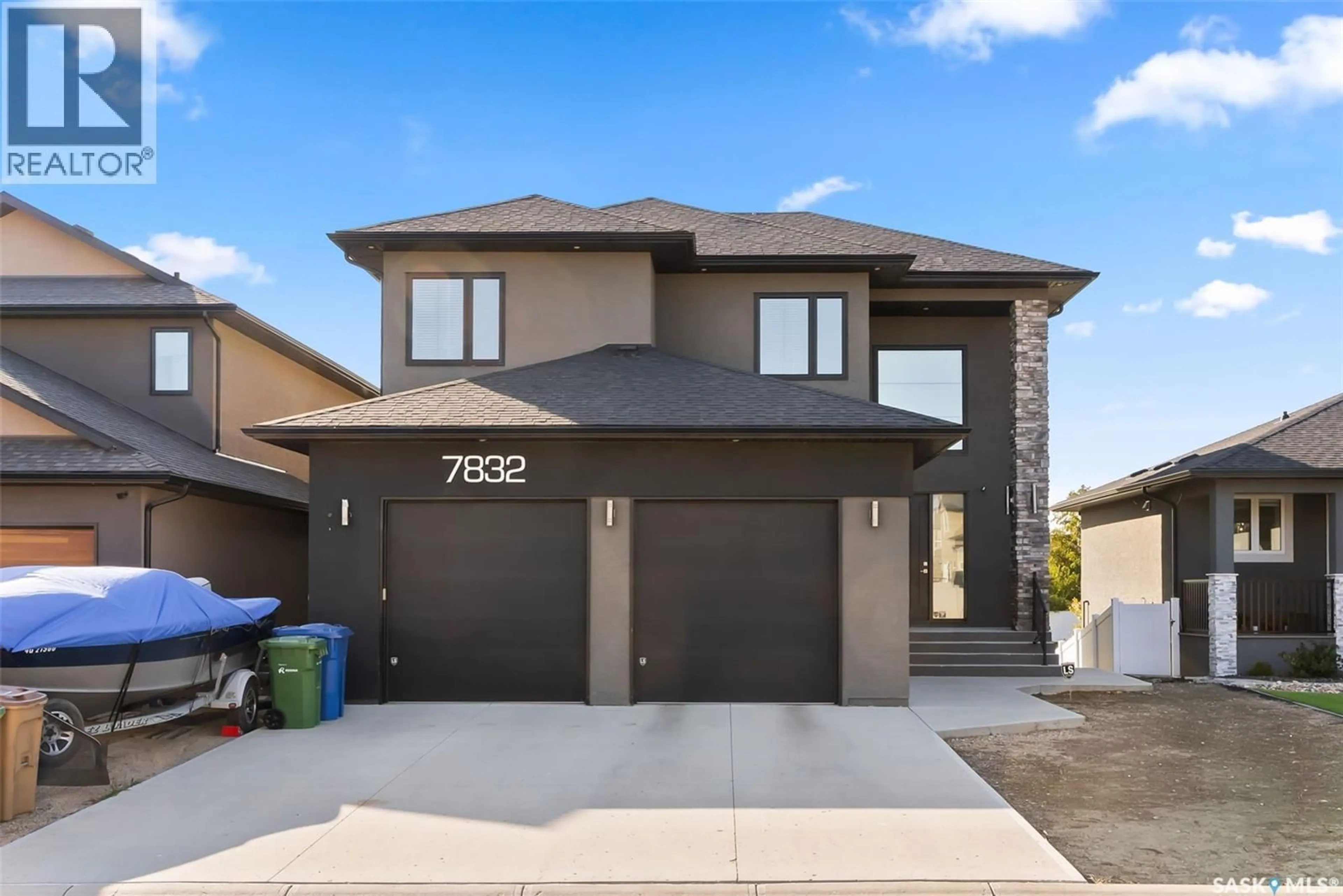 Home with brick exterior material, street for 7832 SAGEBRUSH CRESCENT, Regina Saskatchewan S4Y0A9