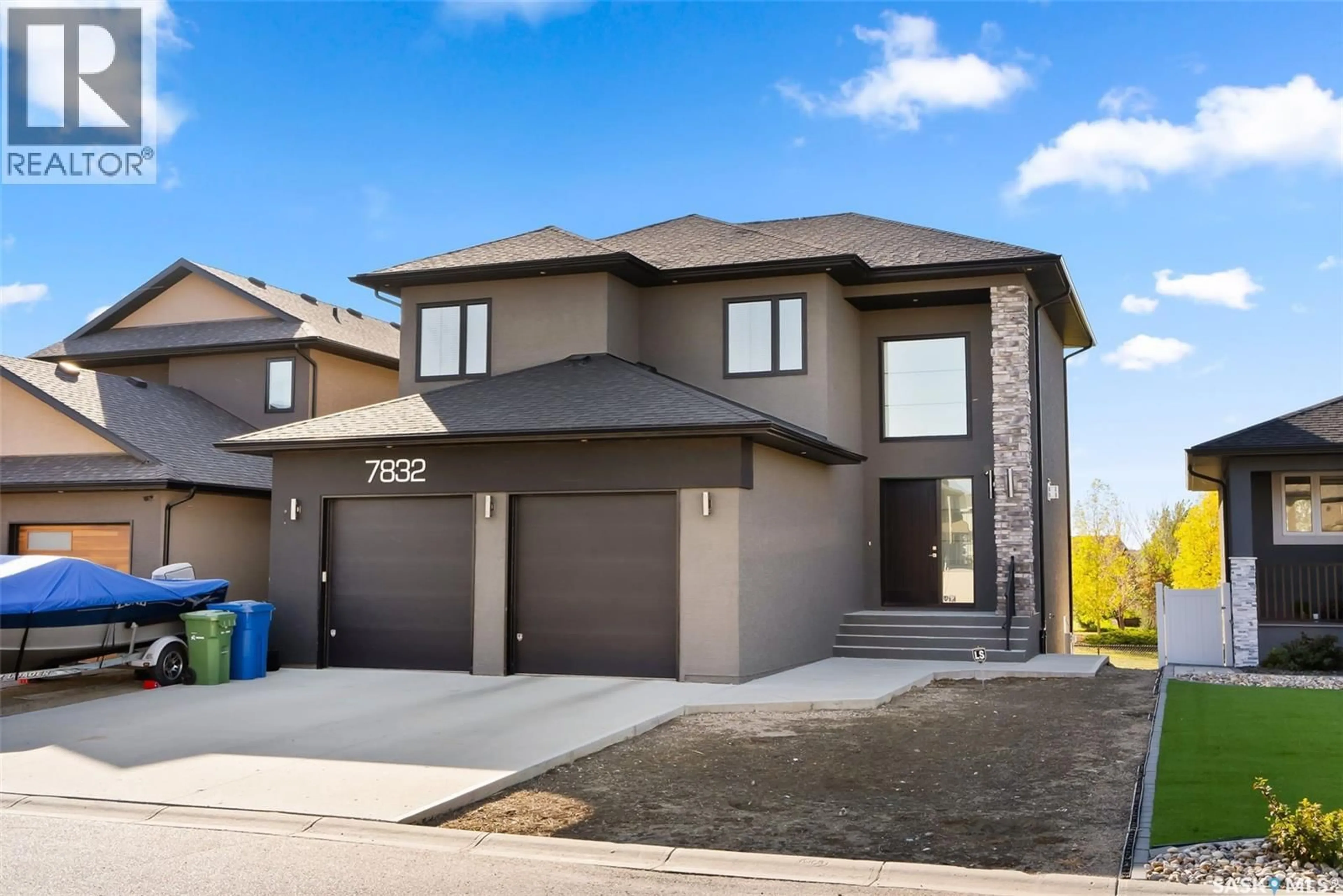 Home with brick exterior material, street for 7832 SAGEBRUSH CRESCENT, Regina Saskatchewan S4Y0A9