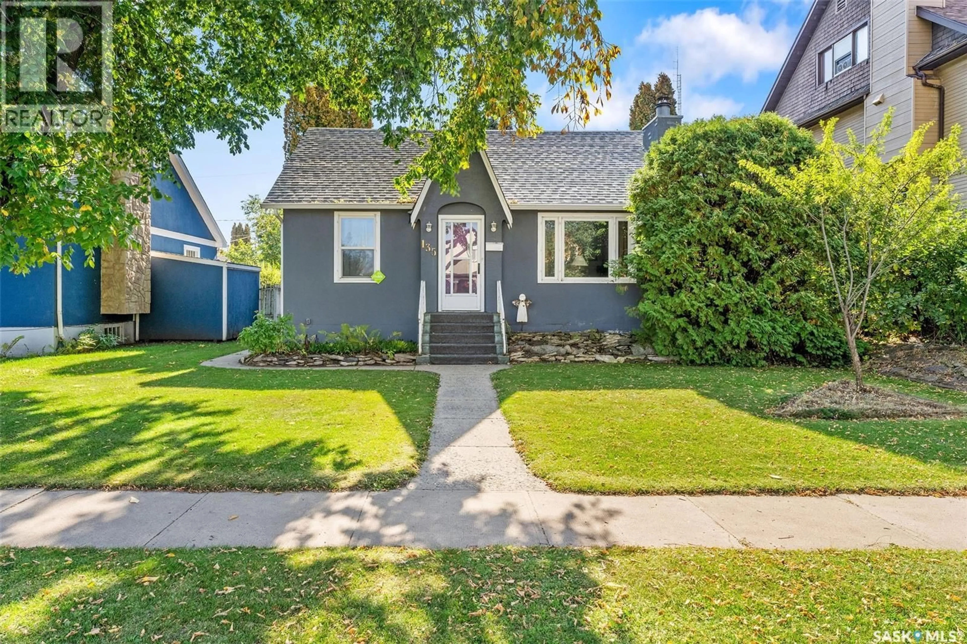 Home with vinyl exterior material, street for 135 21ST STREET, Prince Albert Saskatchewan S6V4H8