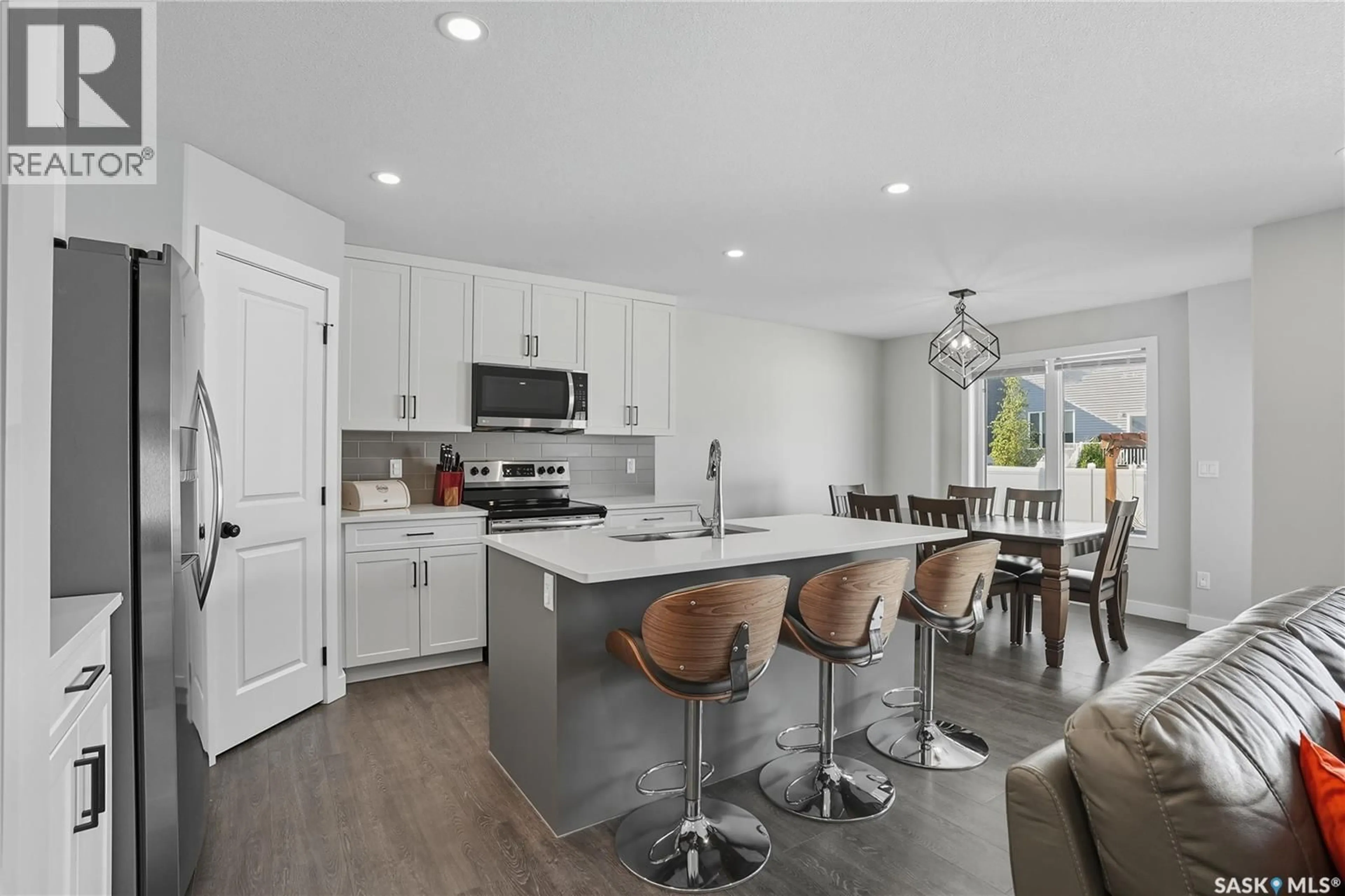 Open concept kitchen, ceramic/tile floor for 767 MCFAULL LANE, Saskatoon Saskatchewan S7V0S8