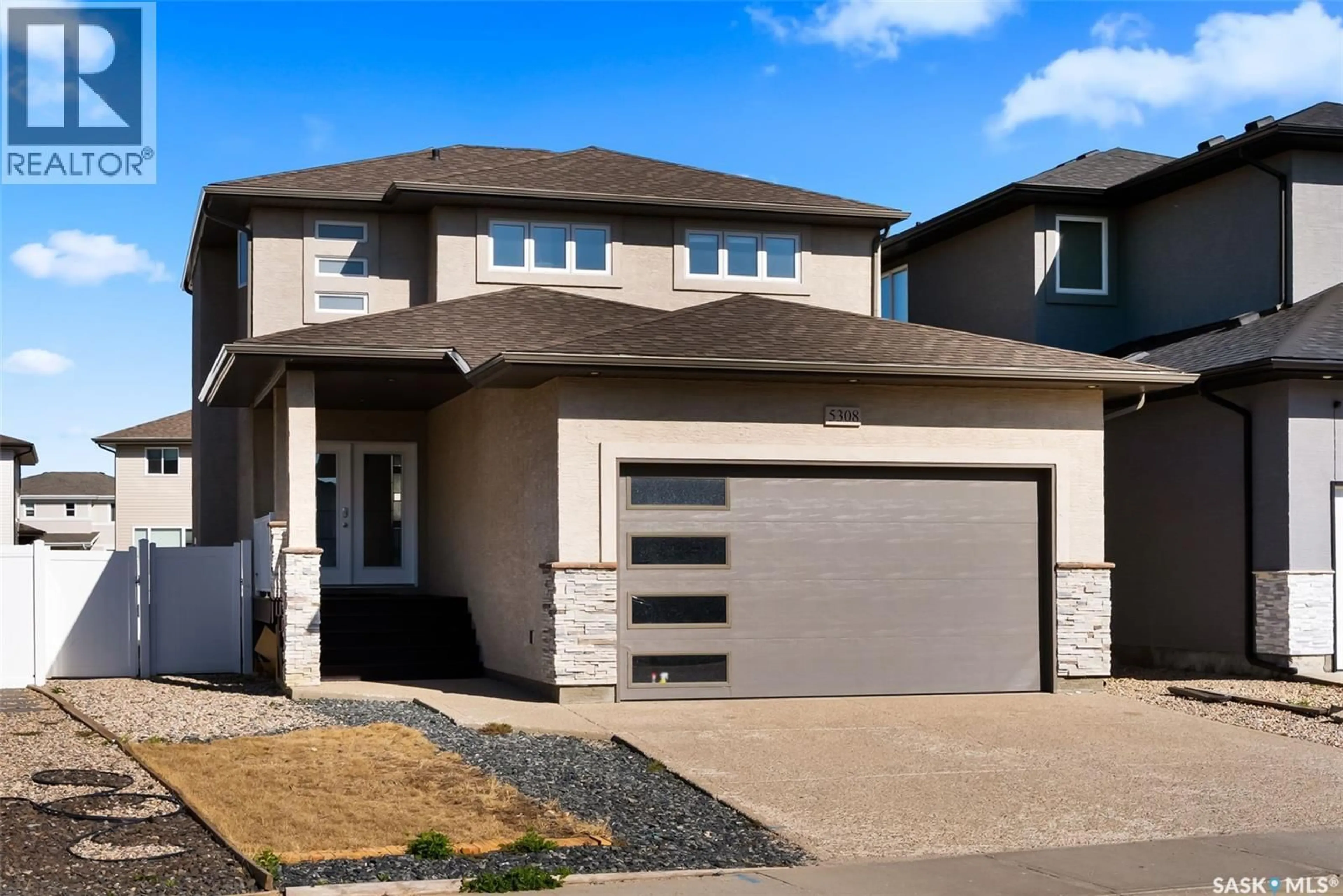 Home with vinyl exterior material, street for E - 5308 GREEN ALDER WAY, Regina Saskatchewan S4V3M7