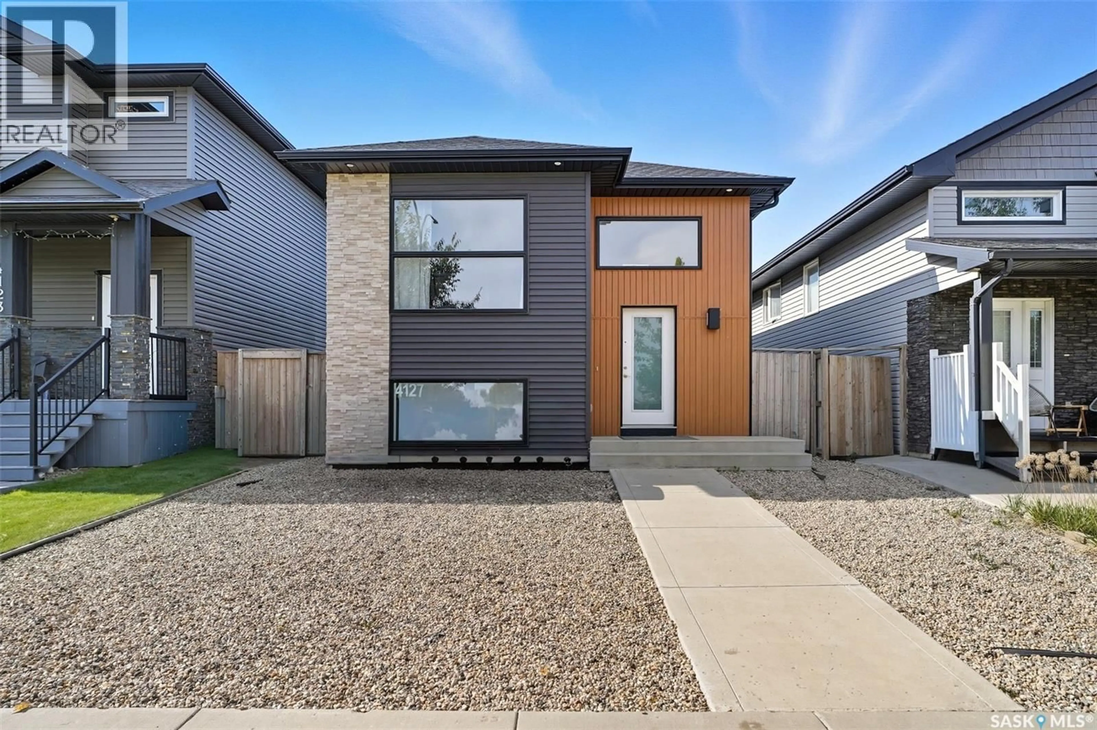 Home with brick exterior material, street for 4127 33RD STREET, Saskatoon Saskatchewan S7R0M4