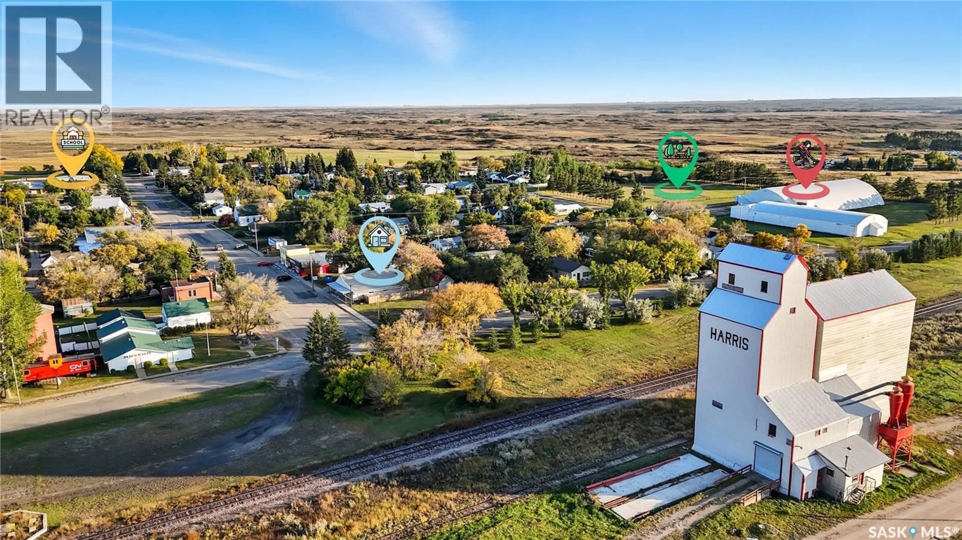 A pic from outside/outdoor area/front of a property/back of a property/a pic from drone, unknown for 105 MAIN STREET, Harris Saskatchewan S0L1K0
