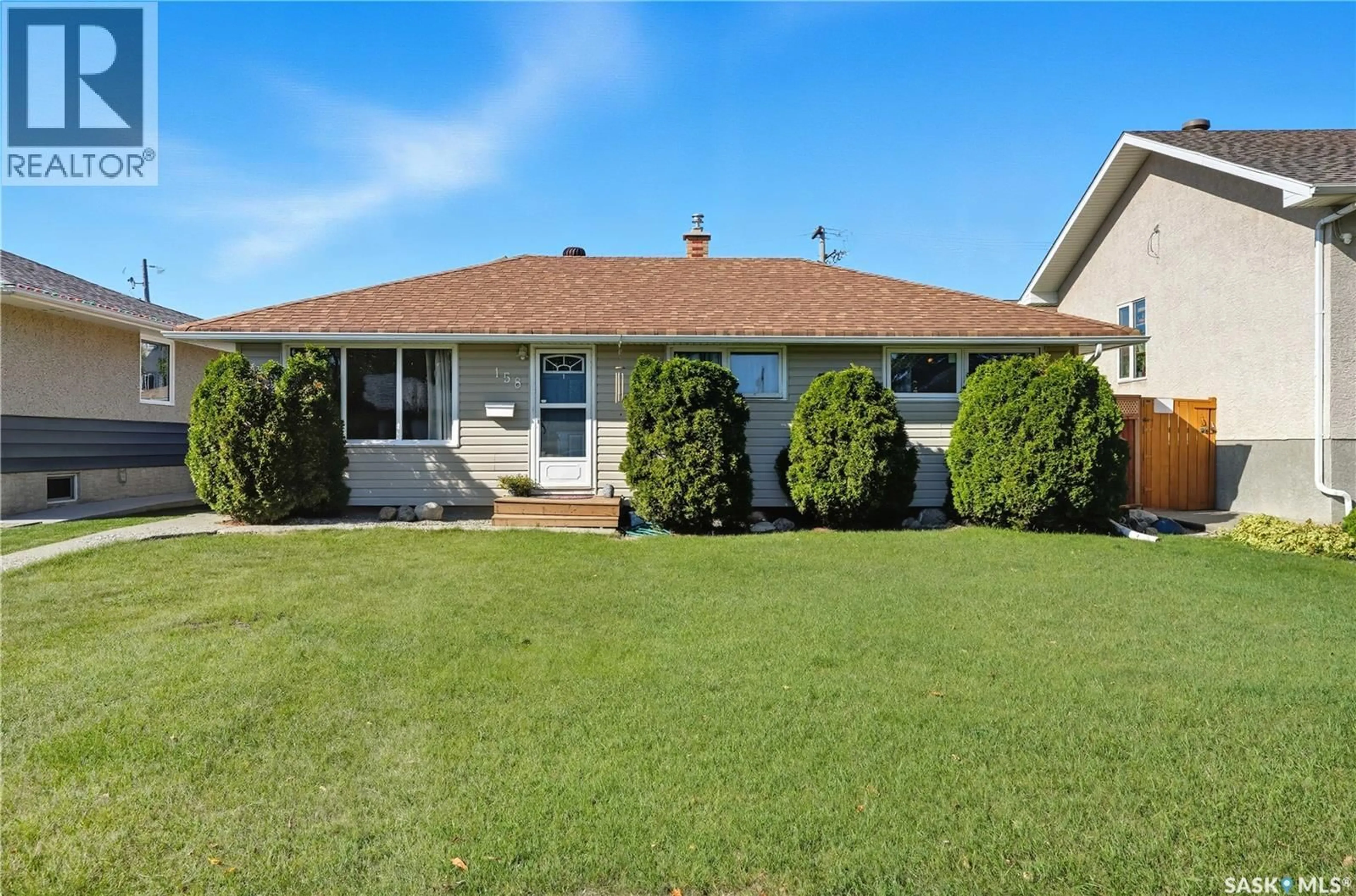Home with vinyl exterior material, street for 158 CORNWALL STREET, Regina Saskatchewan S4R2G2