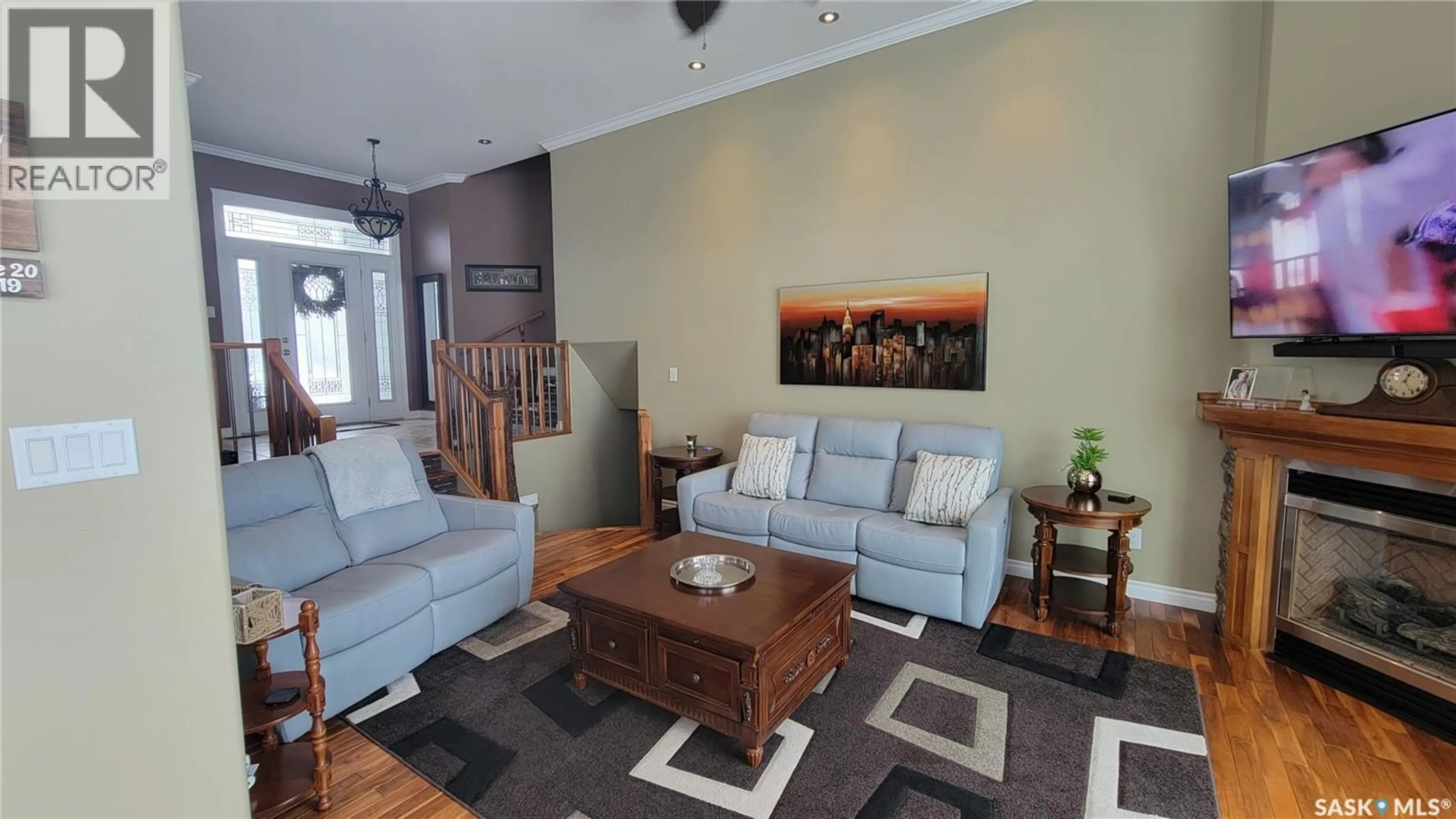 Living room with furniture, unknown for E - 408 5TH STREET, Wilkie Saskatchewan S0K4W0