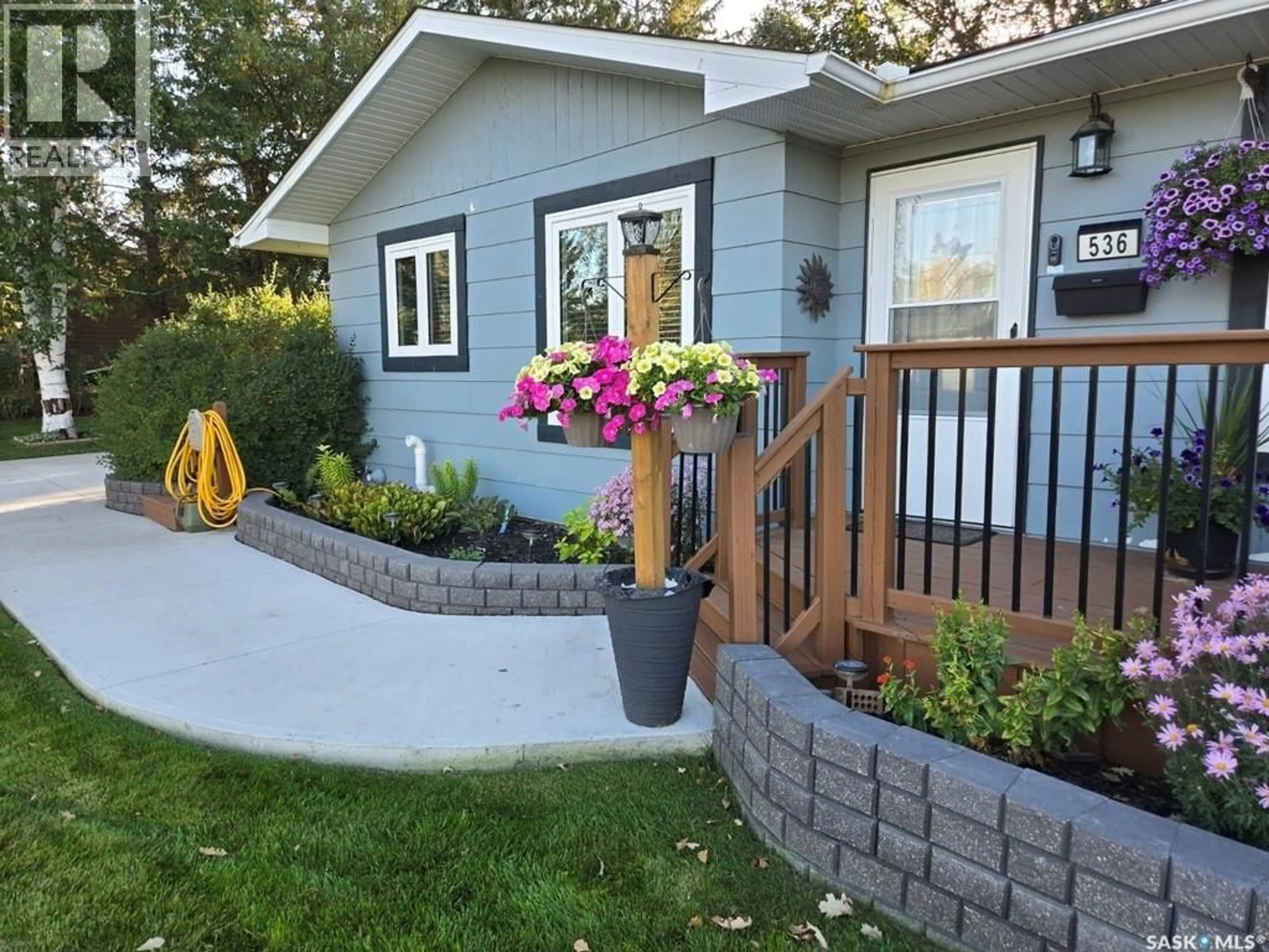 Home with vinyl exterior material, street for 536 STANLEY STREET, Esterhazy Saskatchewan S0A0X0