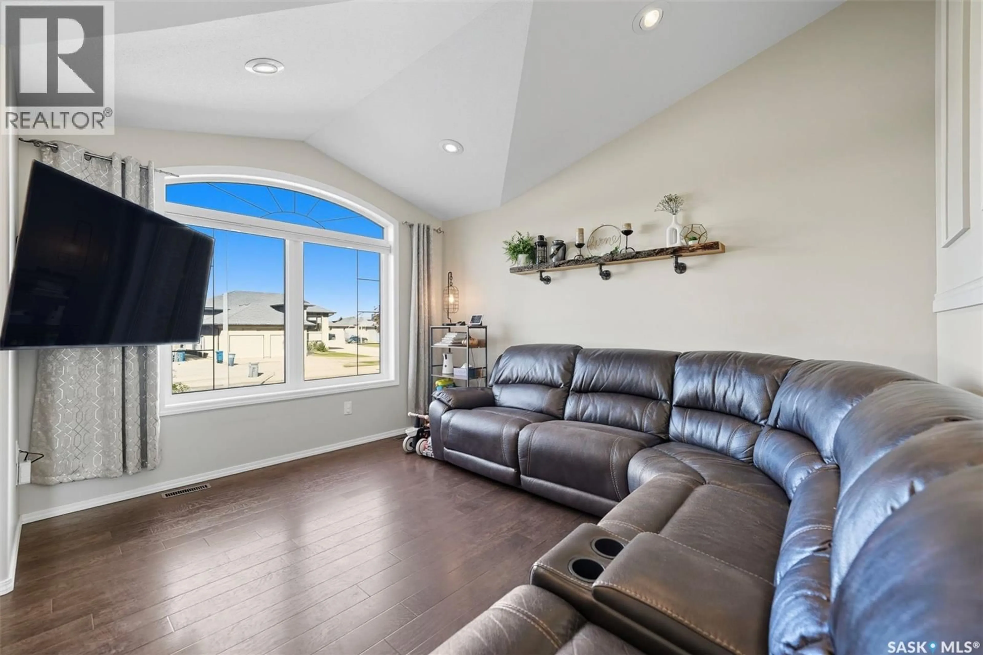 Living room with furniture, unknown for 439 SNEAD CRESCENT, Warman Saskatchewan S0K4S1