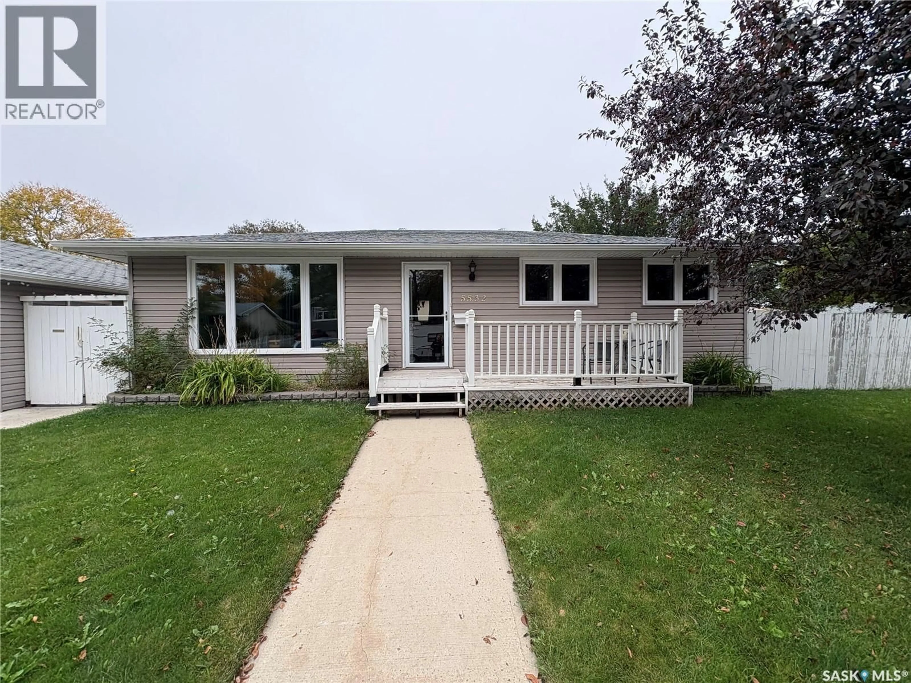 Home with vinyl exterior material, street for 5532 2ND AVENUE, Regina Saskatchewan S4R5M5