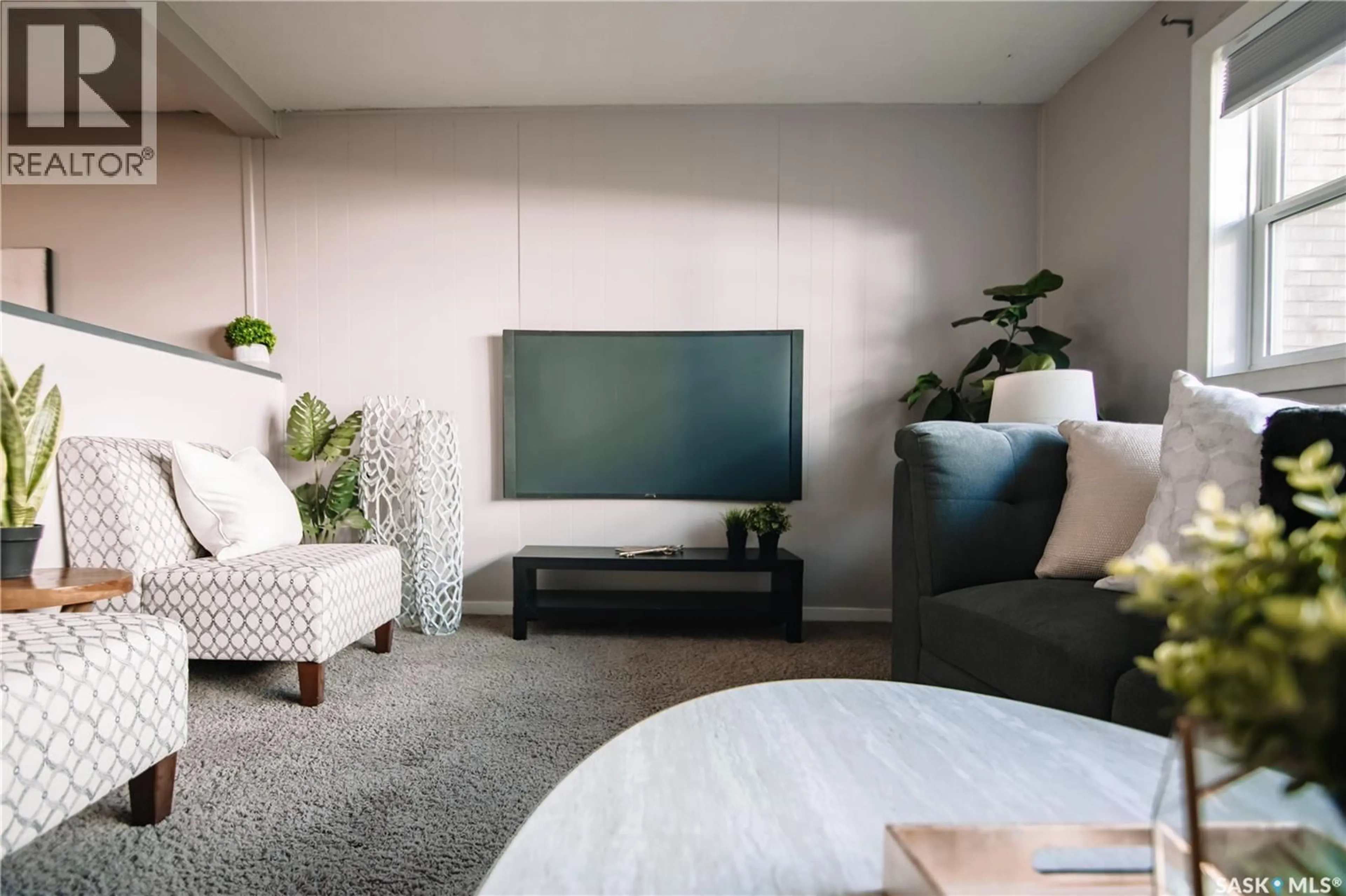 Living room with furniture, unknown for 28 42 SPENCE STREET, Regina Saskatchewan S4S4H4