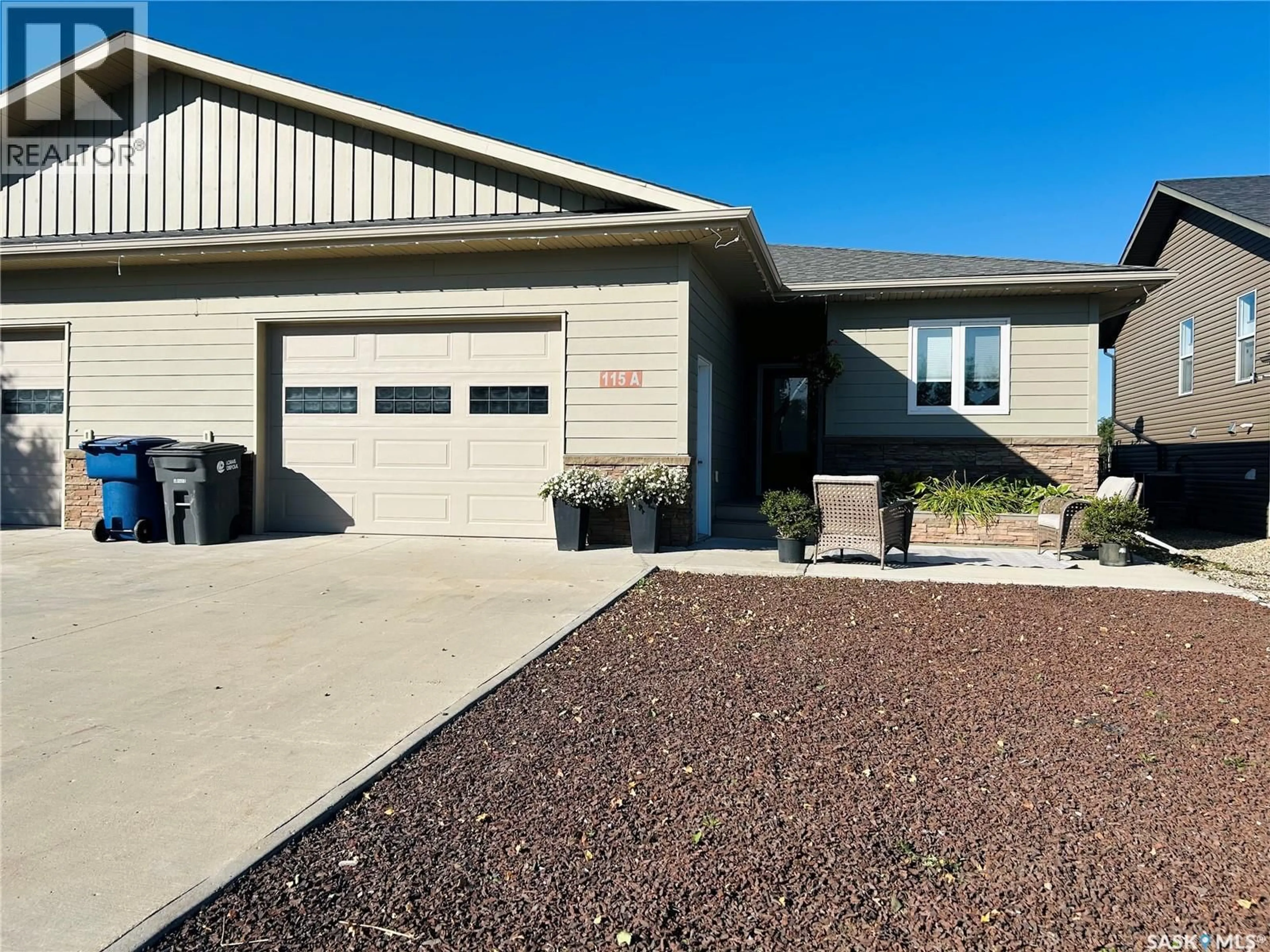 Home with vinyl exterior material, street for 115A DORCHESTER PLACE, Moosomin Saskatchewan S0G3N0