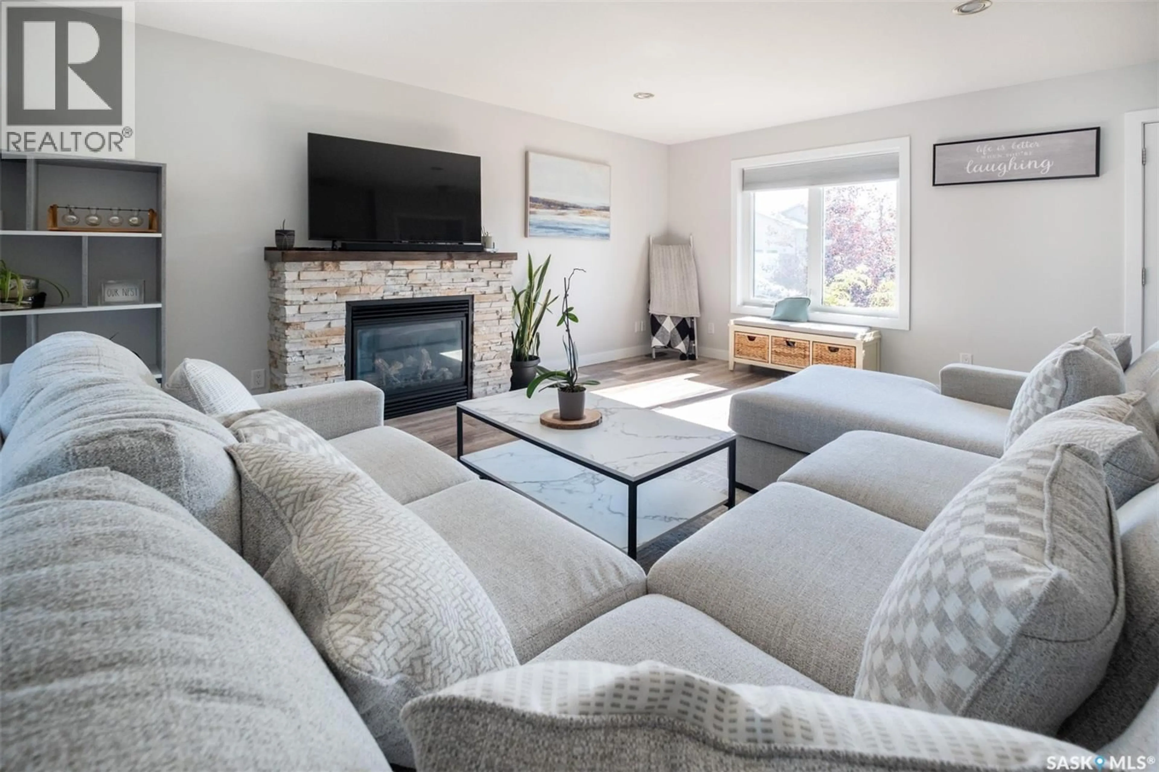 Living room with furniture, unknown for Bay - 22 STARDUST BAY, White City Saskatchewan S4L0A1