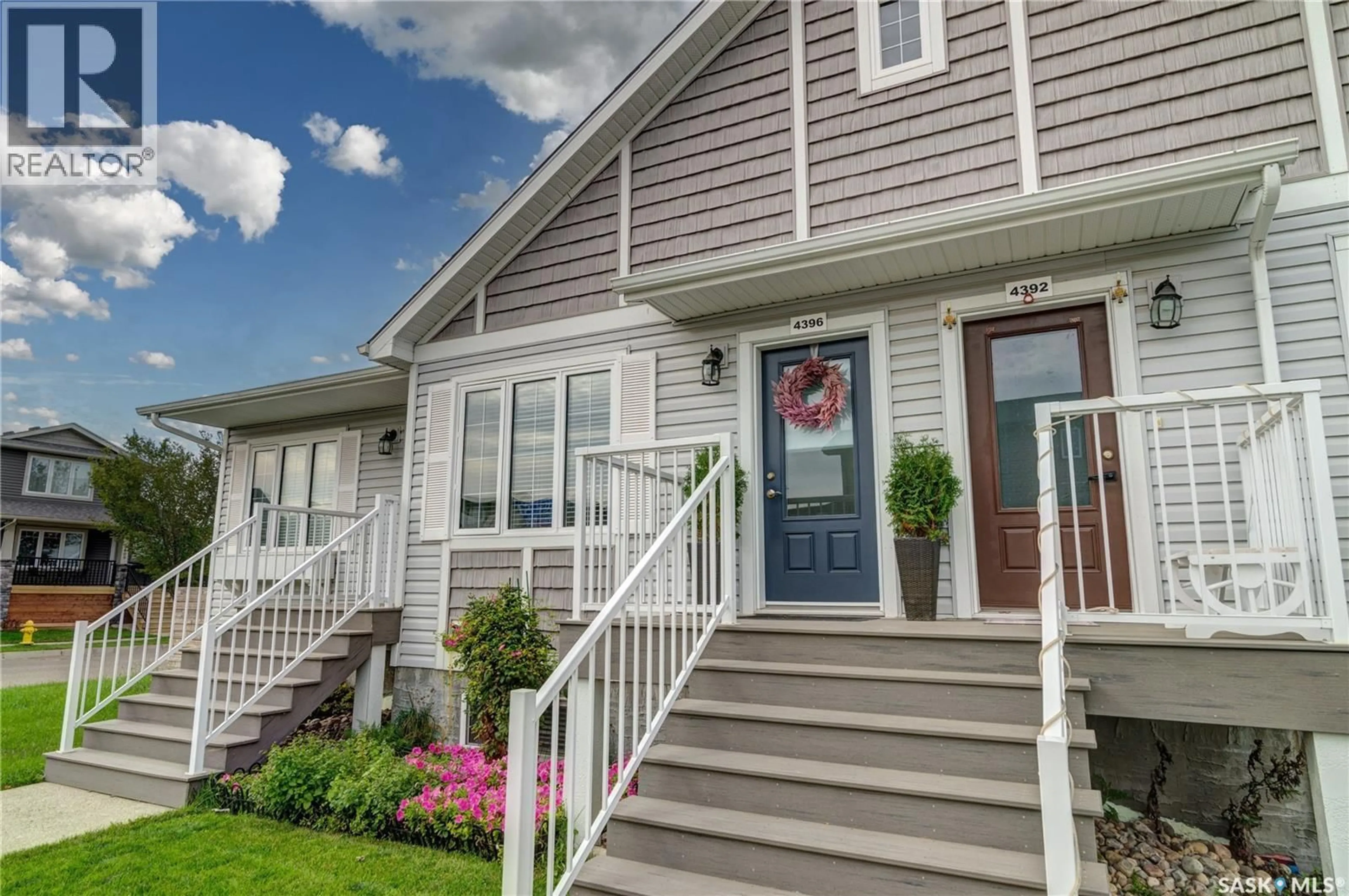 Home with vinyl exterior material, street for 4396 SHAFFER STREET, Regina Saskatchewan S4W0L4