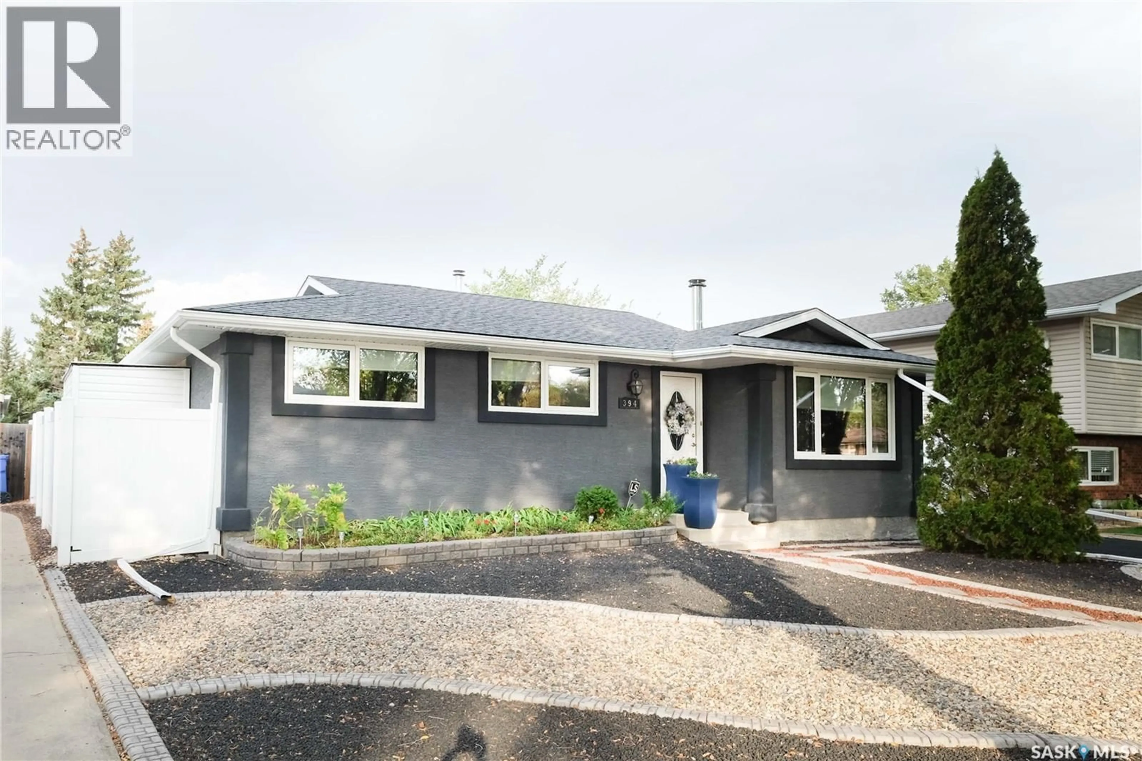 Home with vinyl exterior material, street for 394 FAIRVIEW ROAD, Regina Saskatchewan S4R6W5
