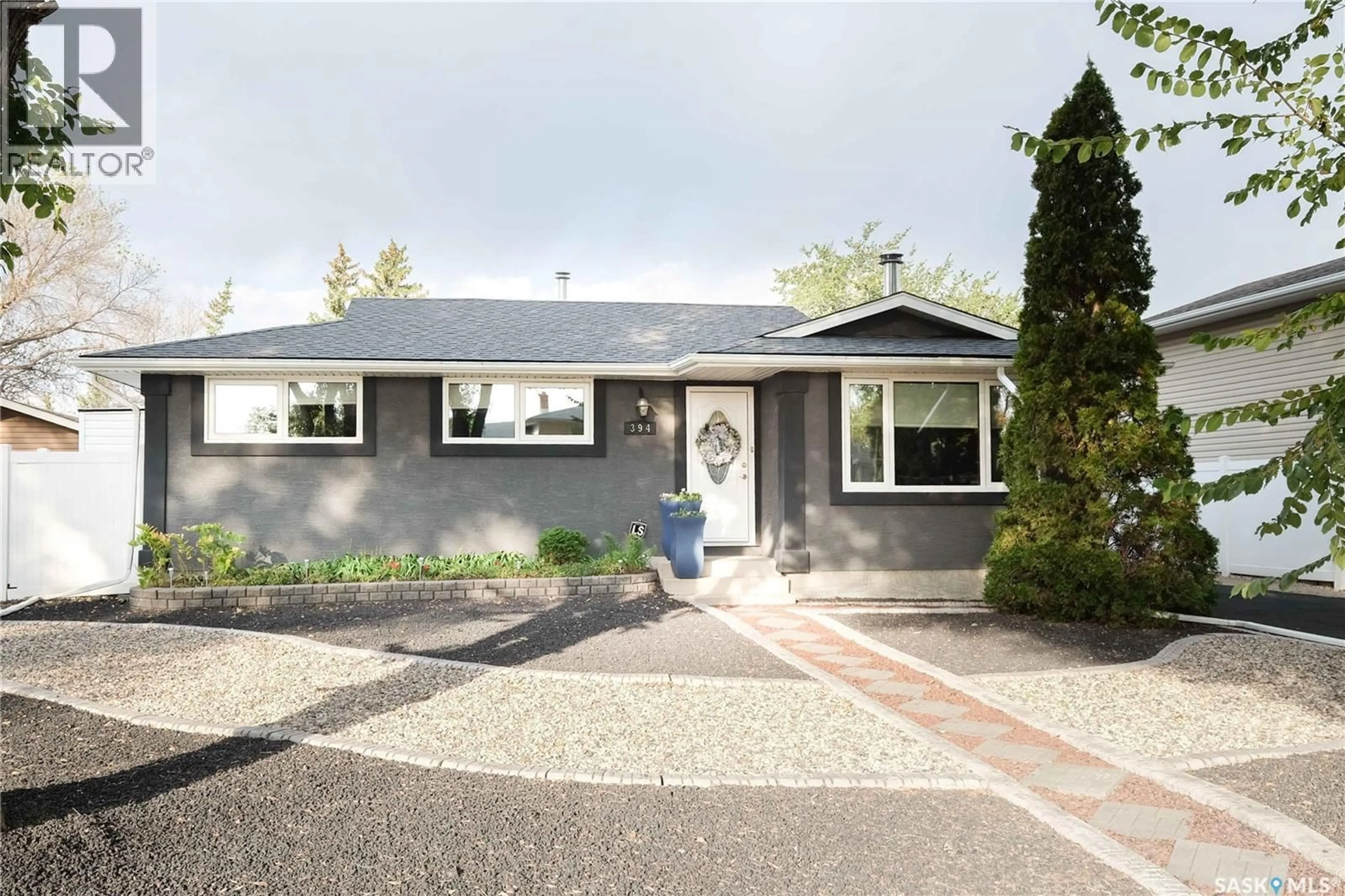 Home with vinyl exterior material, street for 394 FAIRVIEW ROAD, Regina Saskatchewan S4R6W5