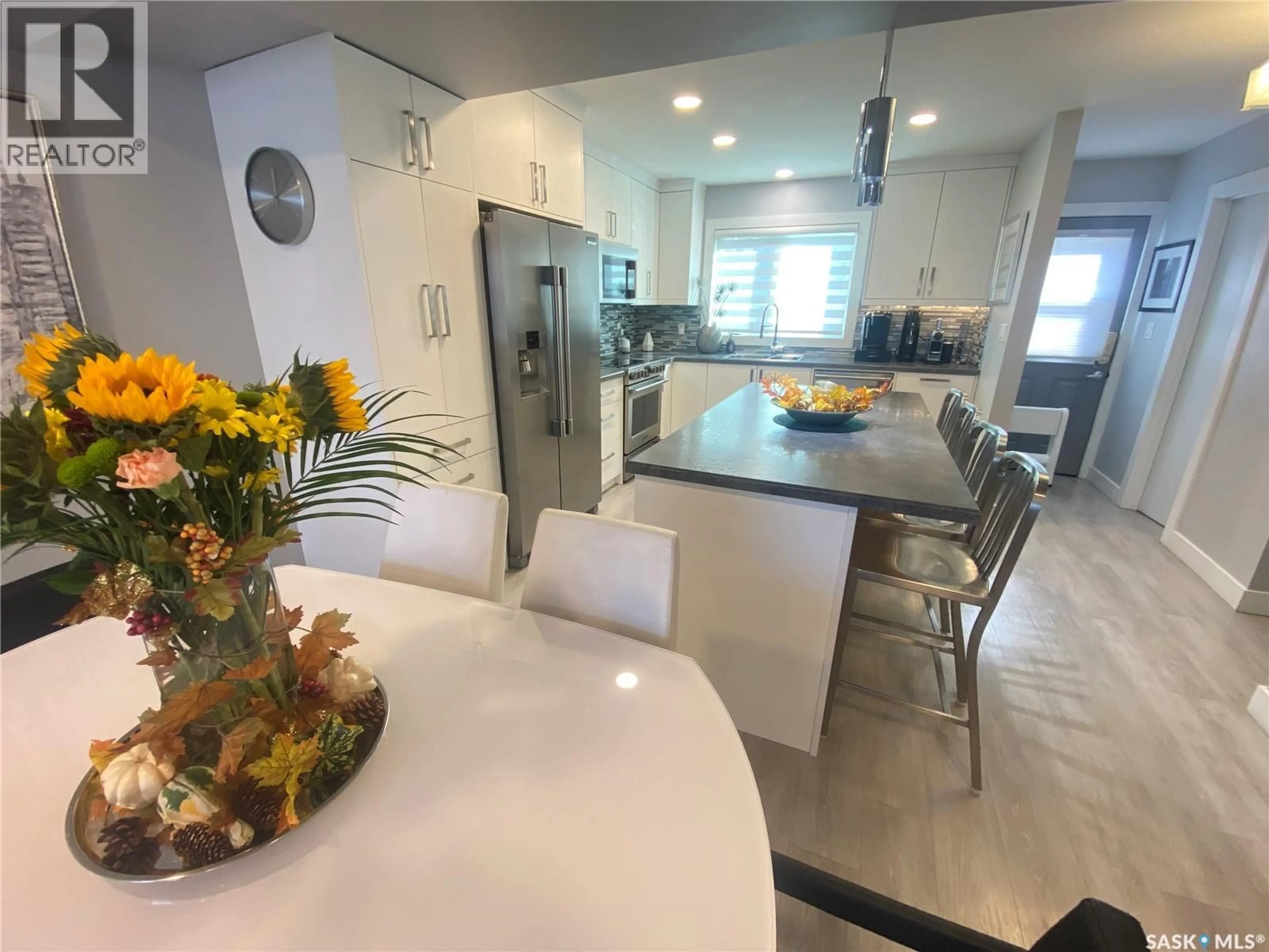 Open concept kitchen, ceramic/tile floor for 7 CALWOOD CRESCENT, Yorkton Saskatchewan S3N2T5