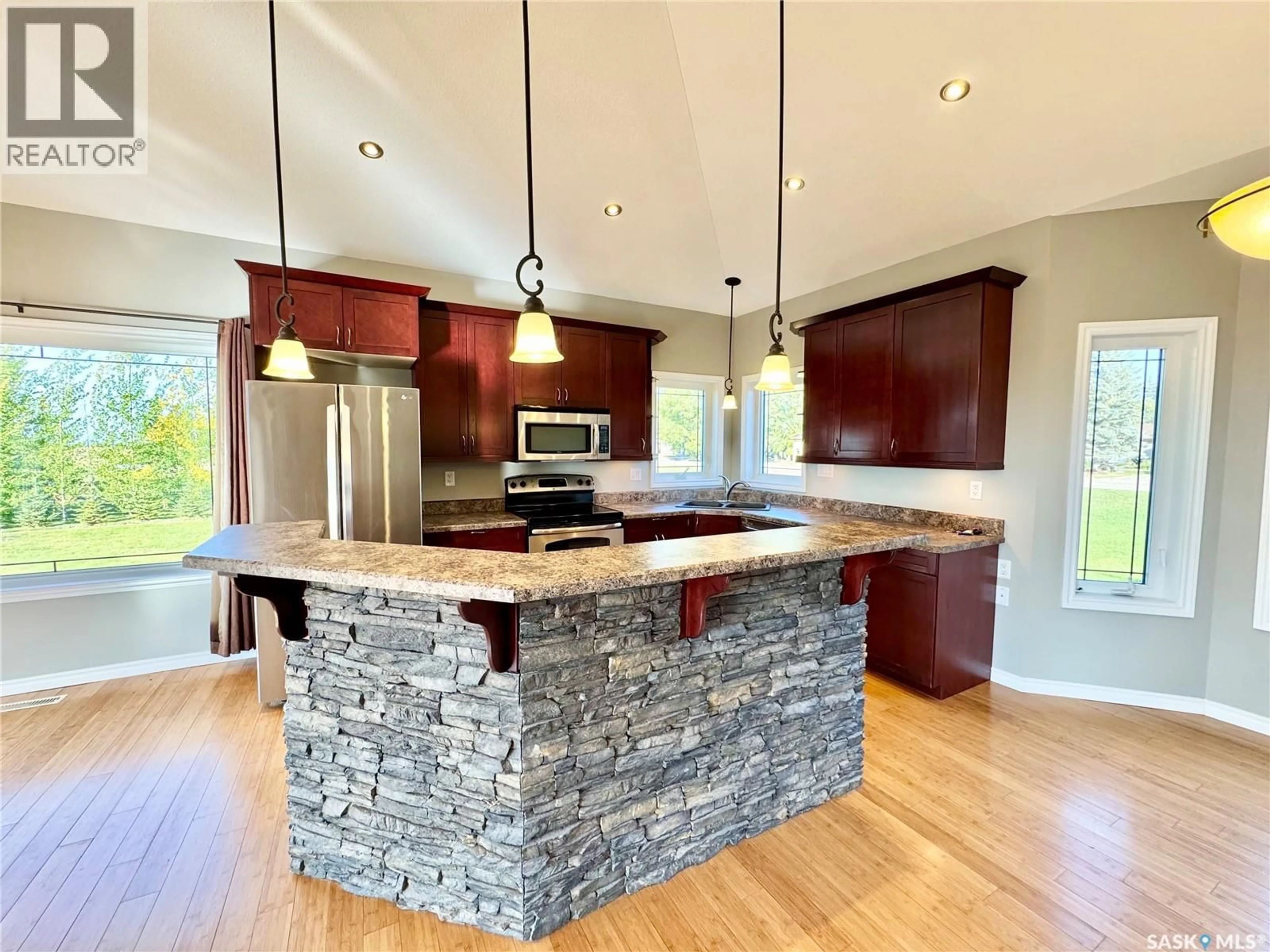 Open concept kitchen, unknown for 233 UNITY STREET, Albertville Saskatchewan S0J0A0
