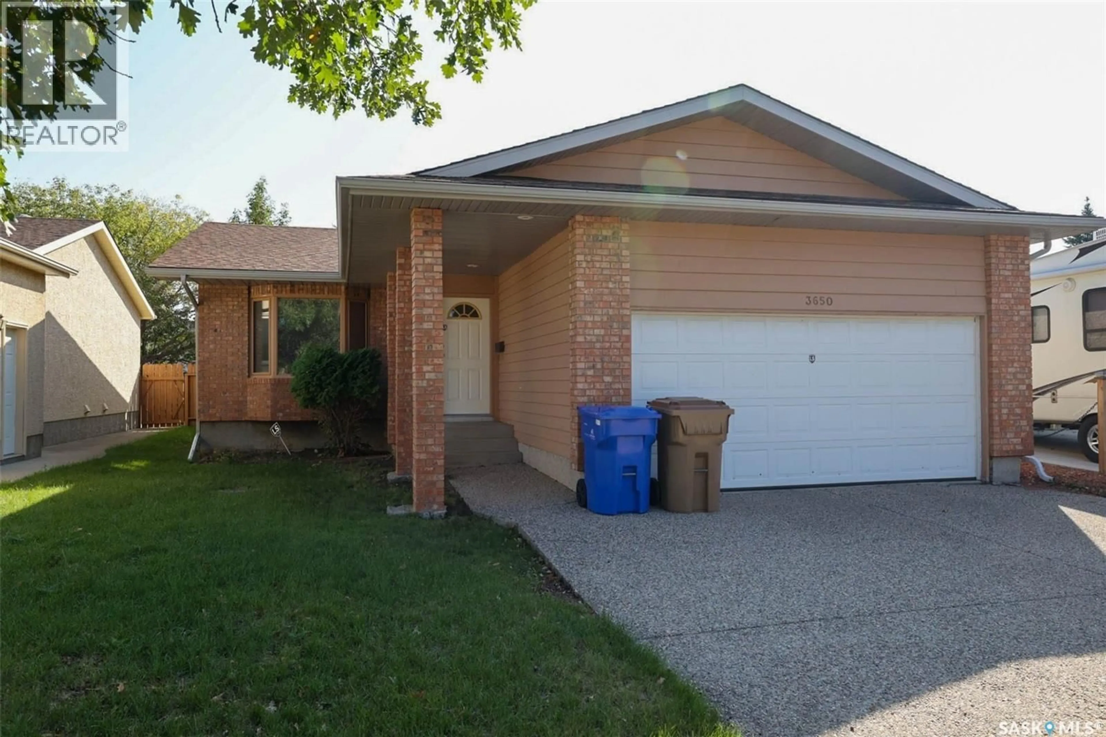 Home with brick exterior material, street for E - 3650 BERTHIAUME BAY, Regina Saskatchewan S4N7J5