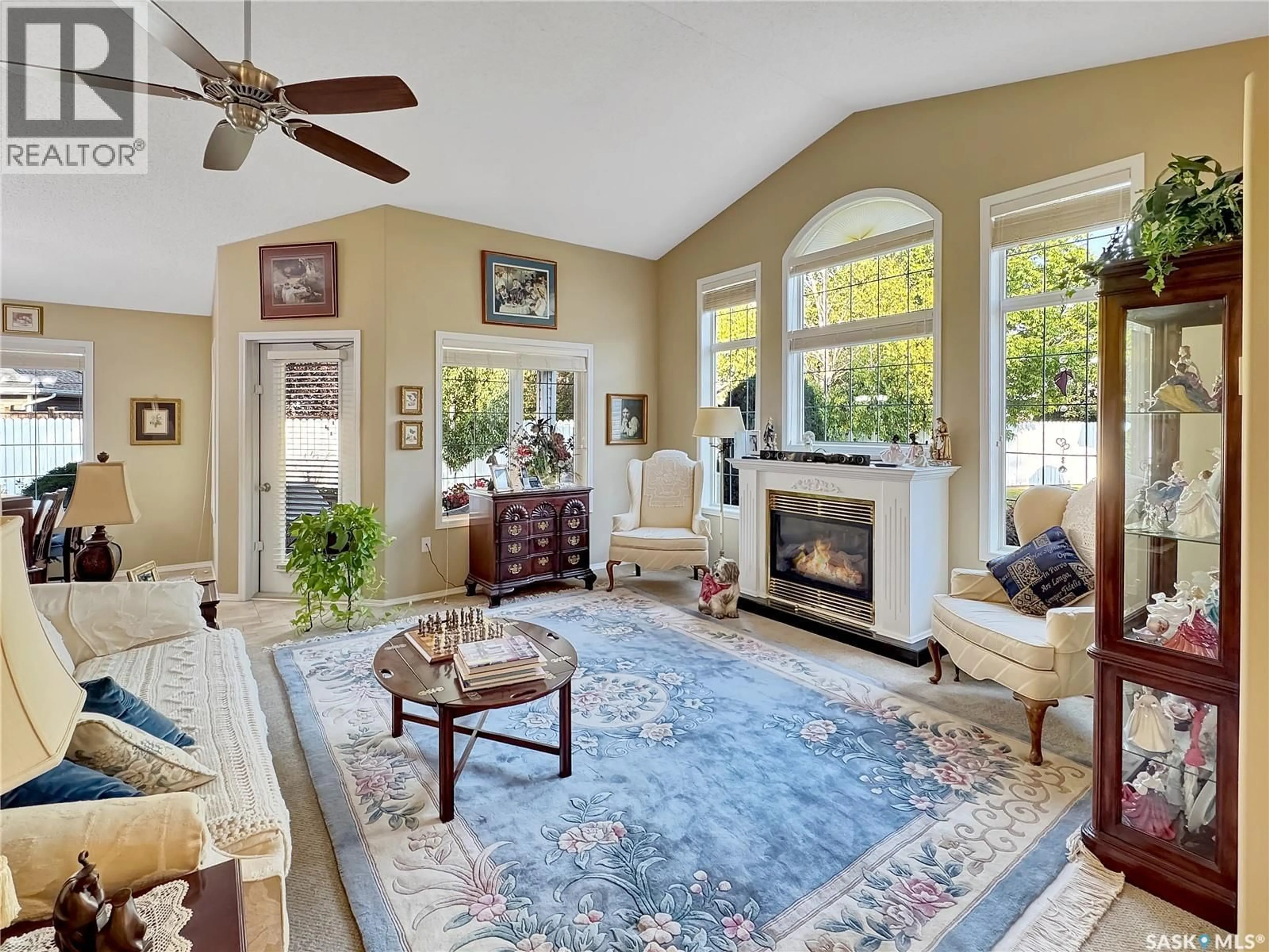 Living room with furniture, unknown for 6 WREN COURT, North Battleford Saskatchewan S9A3Z3