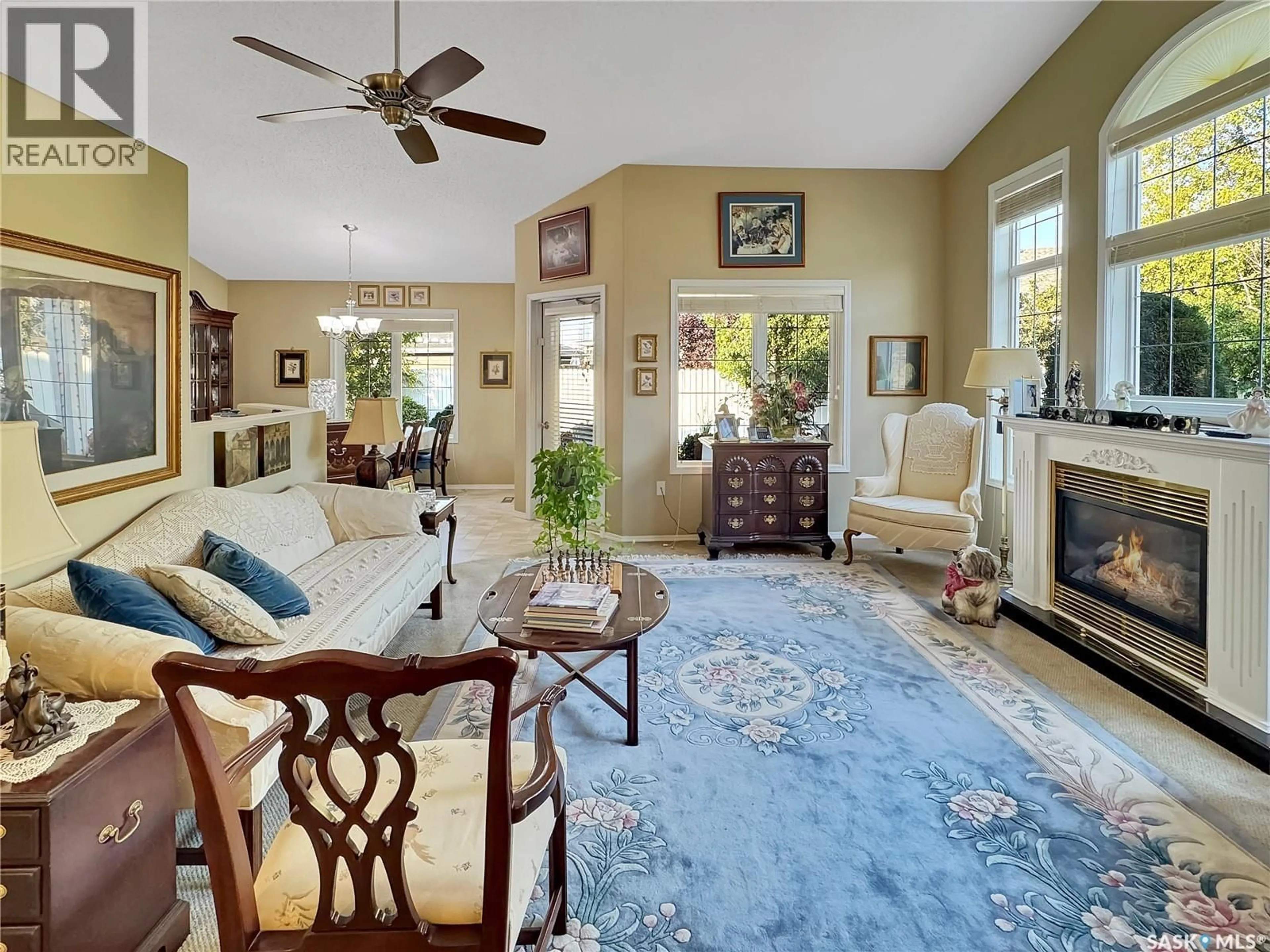 Living room with furniture, unknown for 6 WREN COURT, North Battleford Saskatchewan S9A3Z3